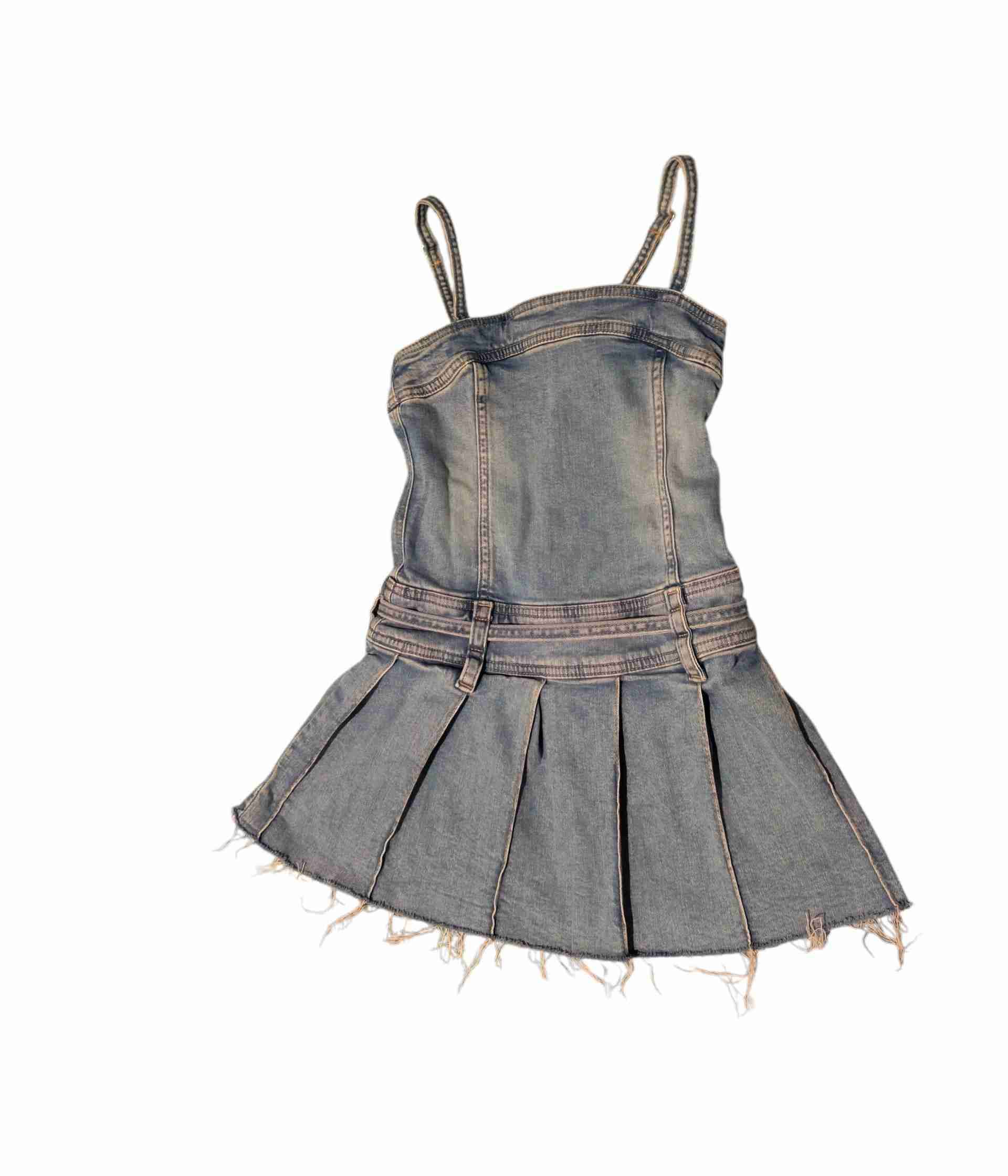 Vestido de mezclilla con tirantes