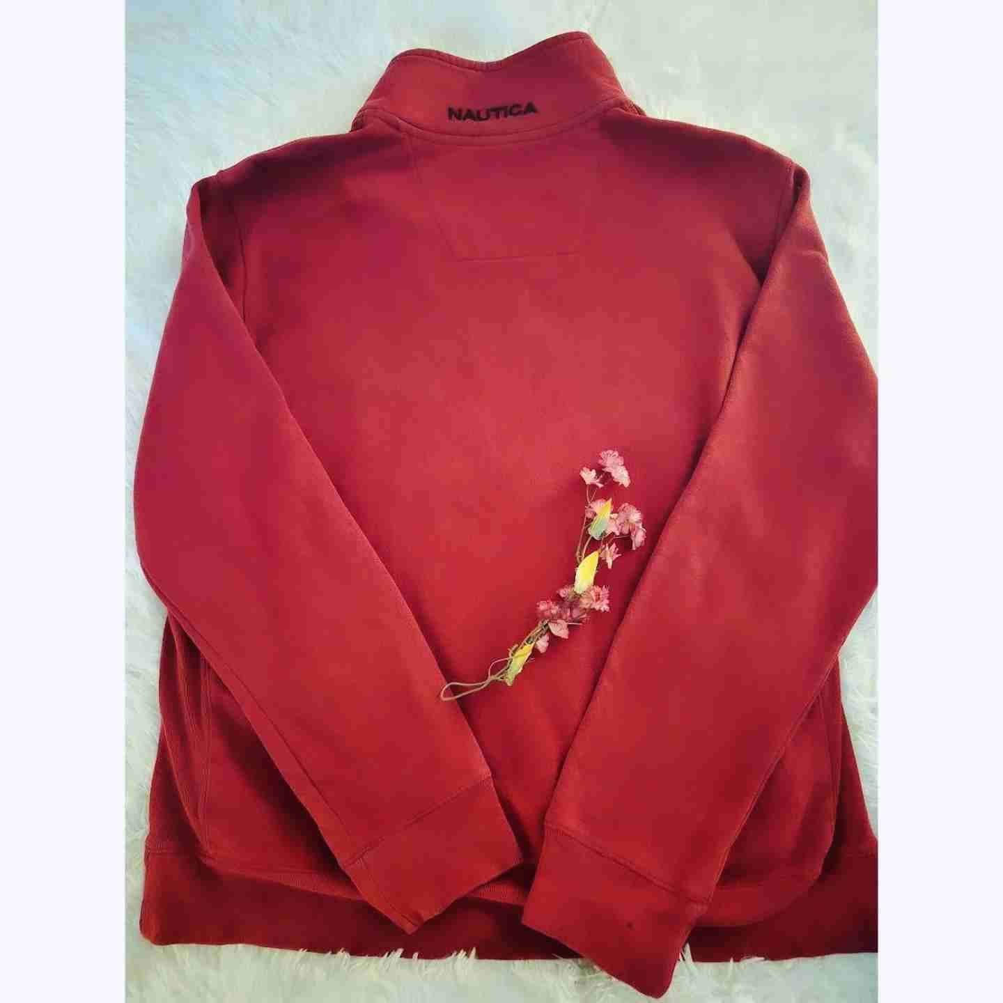 Poleron Náutica rojo con cierre - miniatura 4