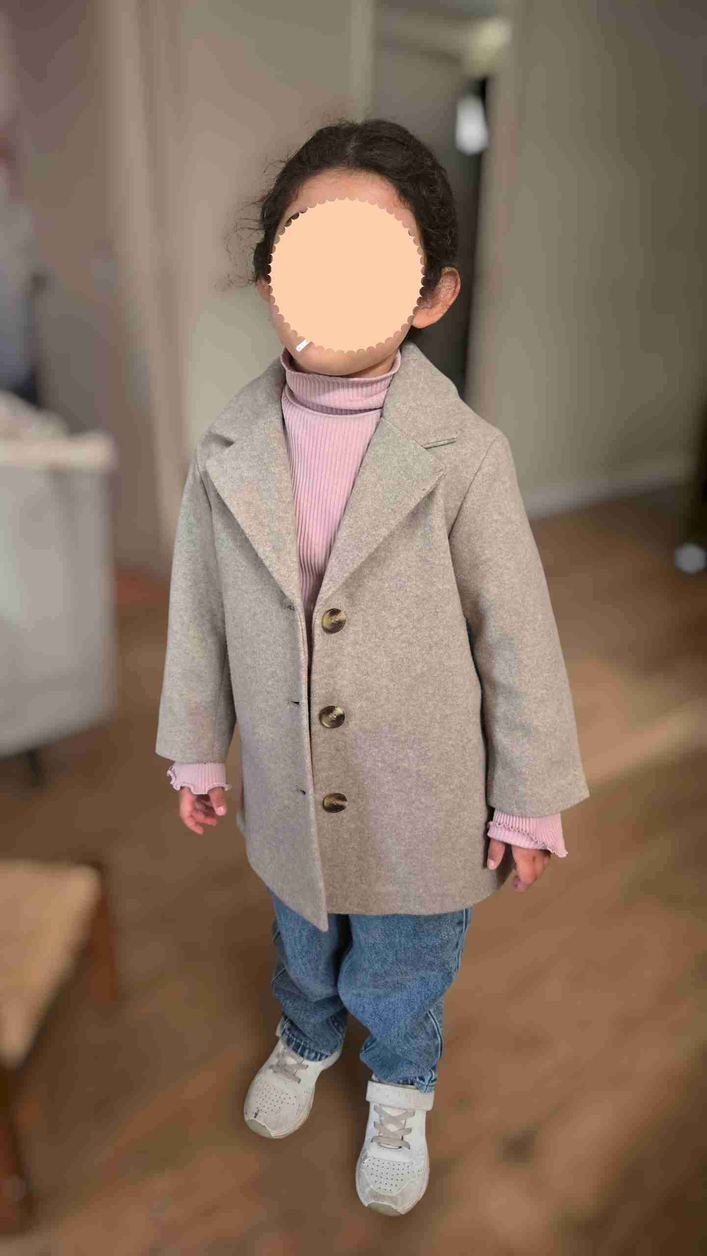 Abrigo Zara beige niña talla 3-4 años - miniatura 3