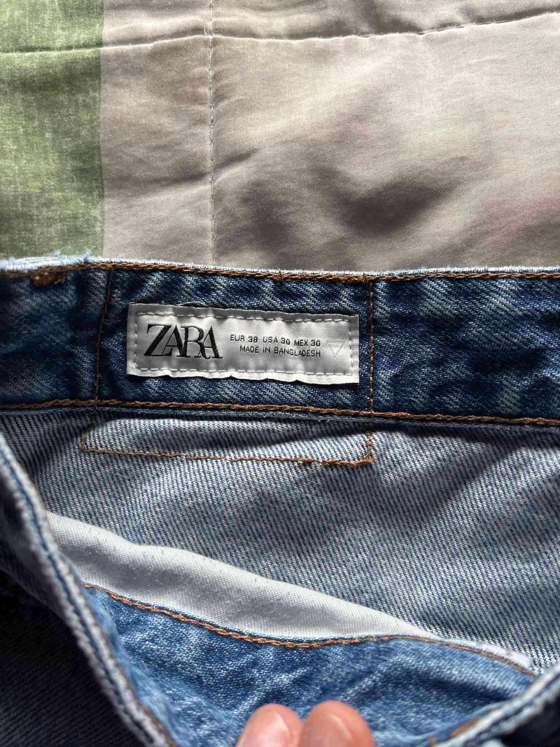 Bermudas de mezclilla azul Zara - miniatura 2