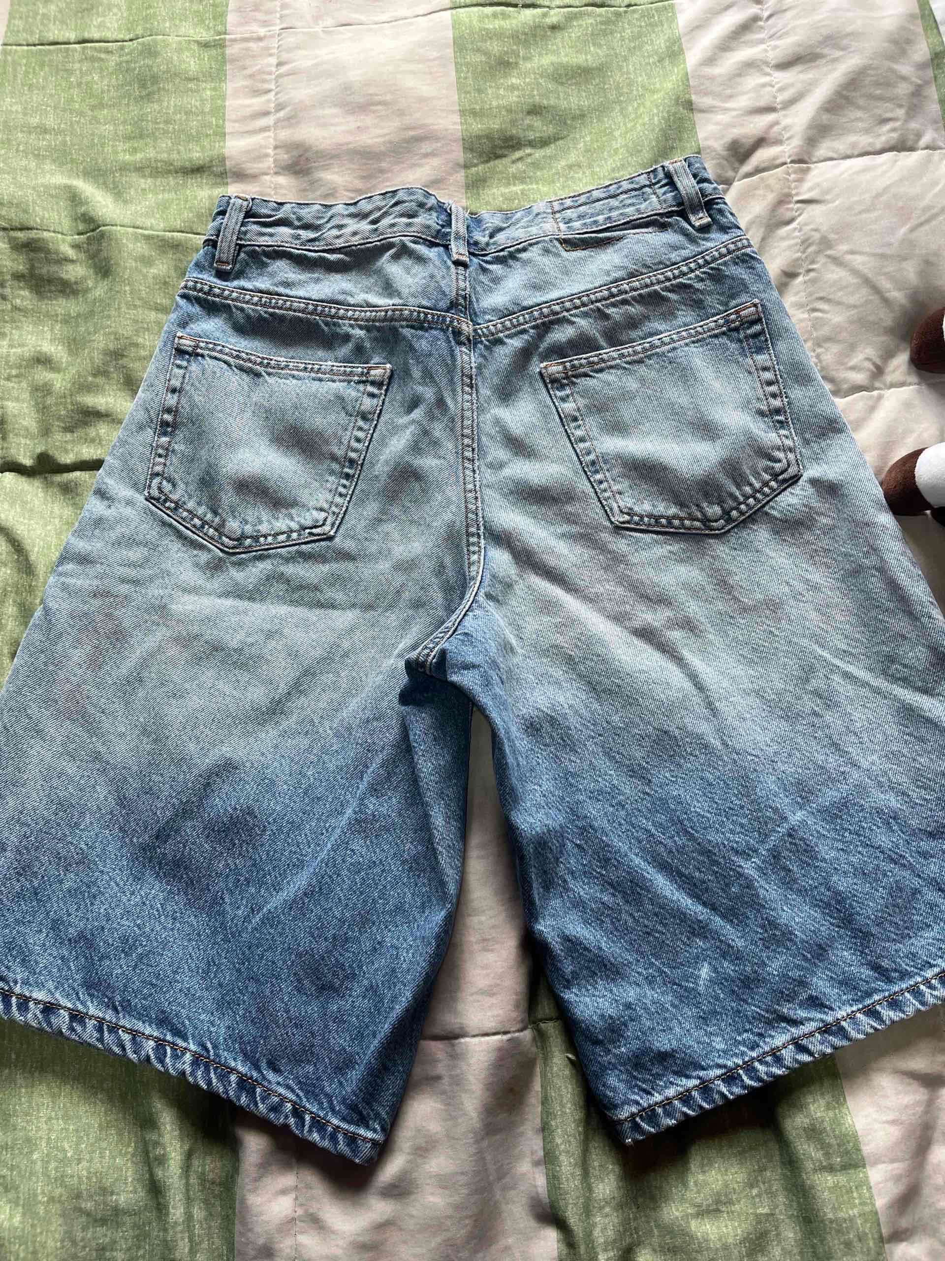 Bermudas de mezclilla azul Zara - miniatura 3