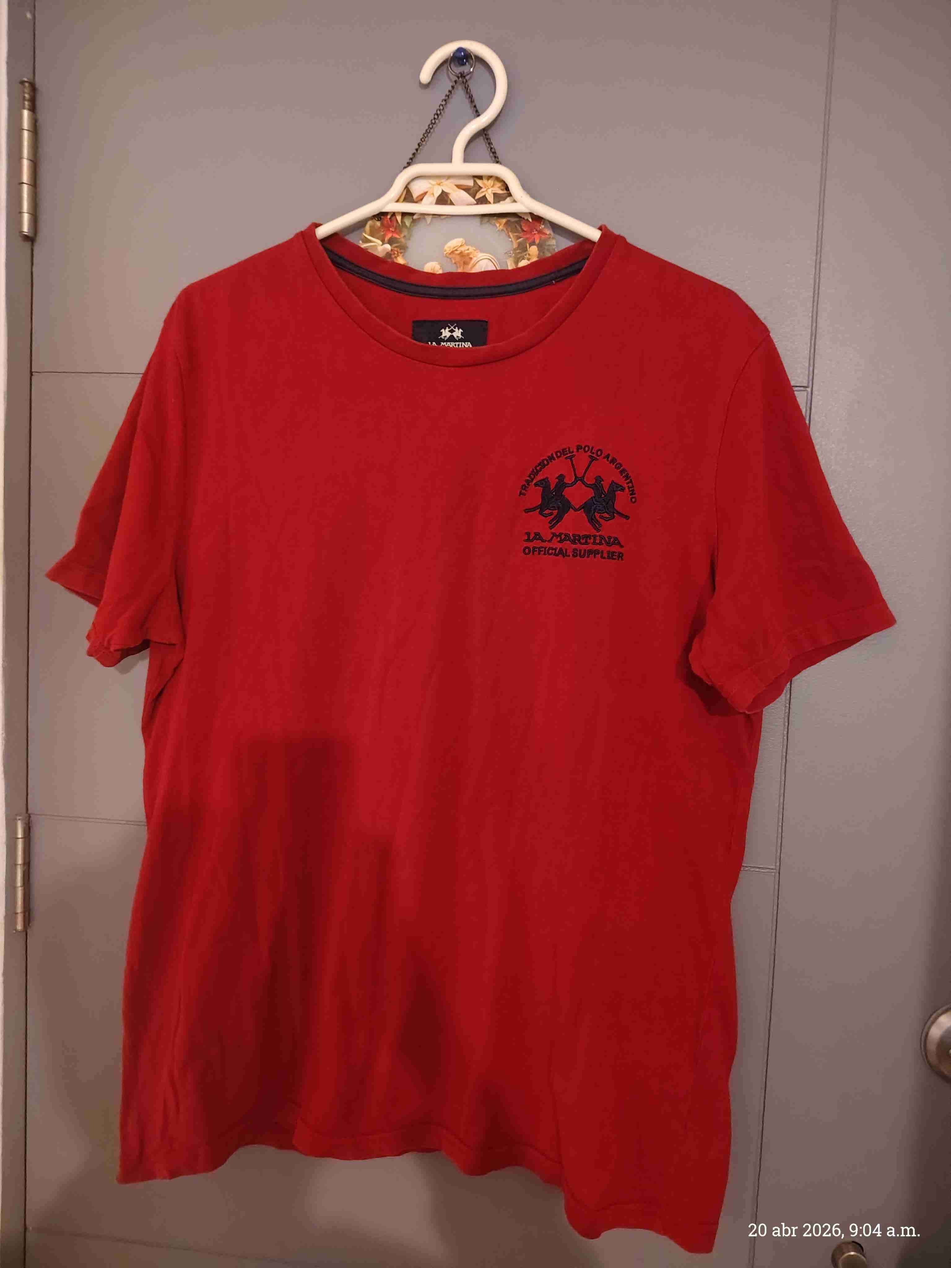 Polera roja La Martina - miniatura 1