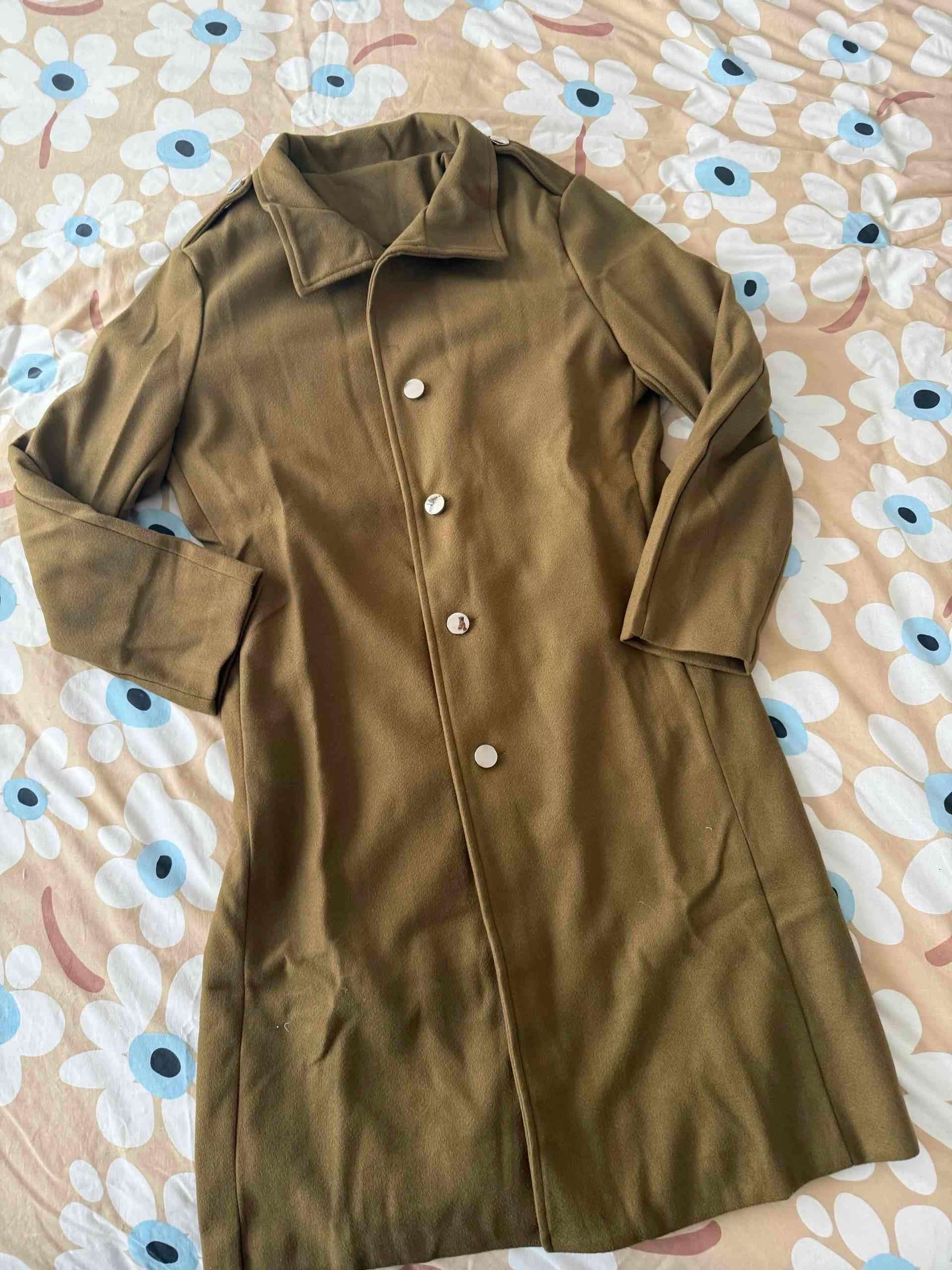 Abrigo marrón largo