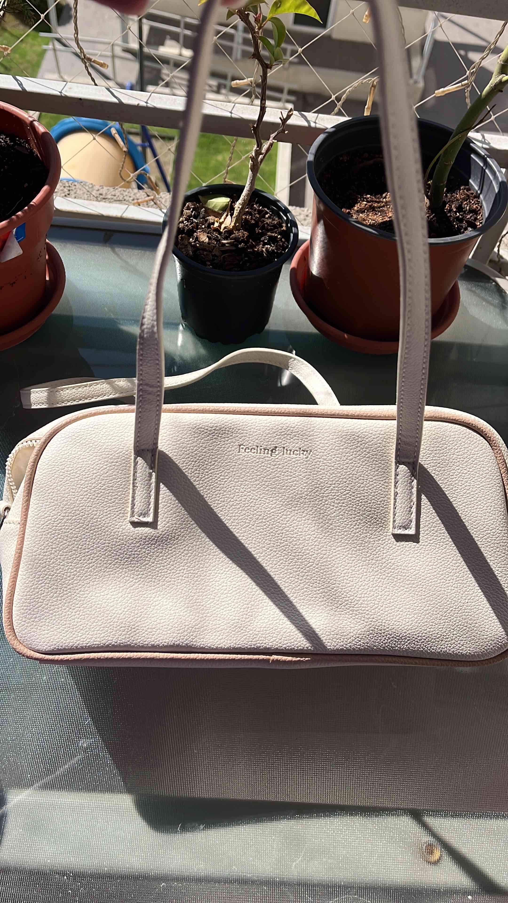 Bolso beige "Feeling Lucky" - miniatura 2