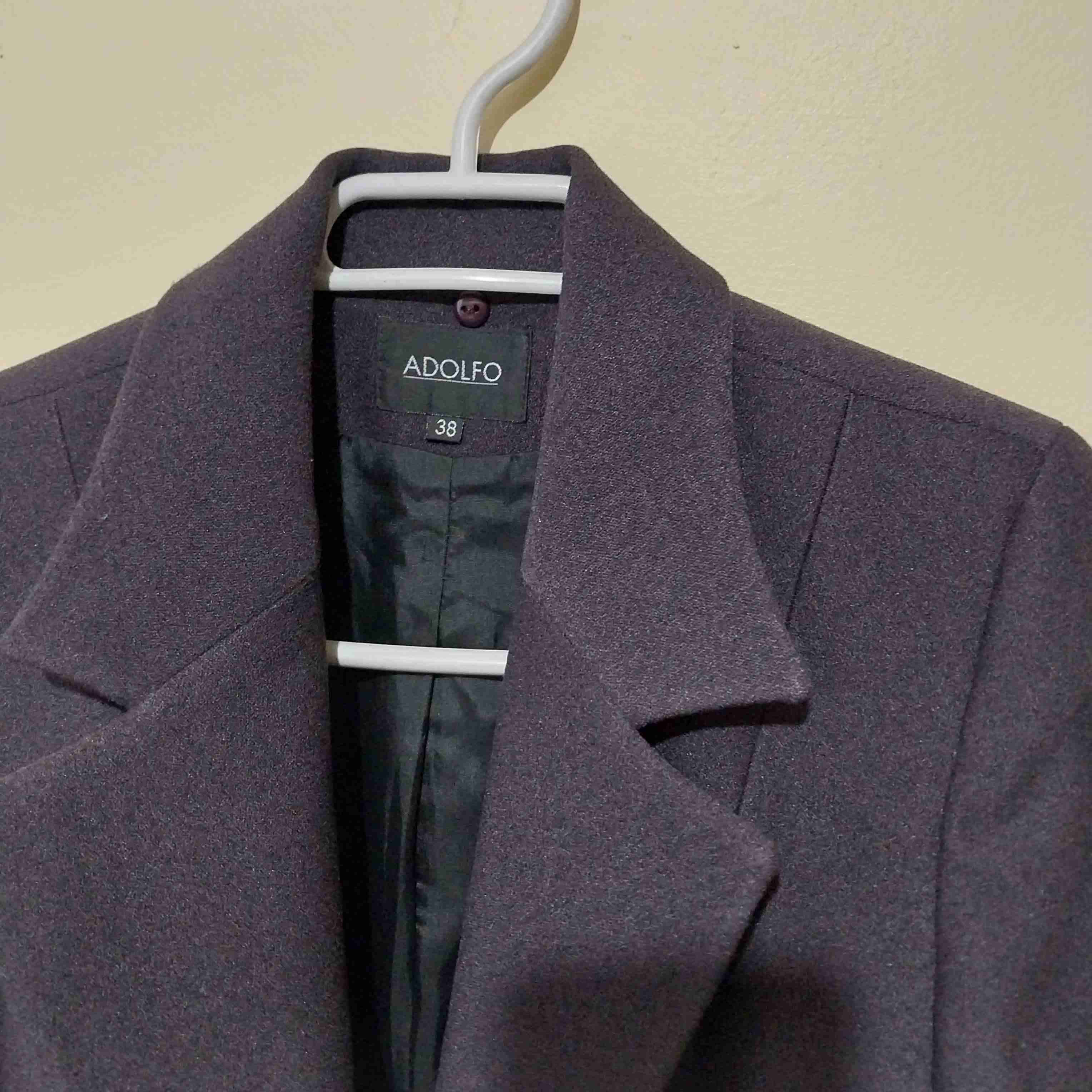 Blazer gris Adolfo talla 38 - miniatura 3