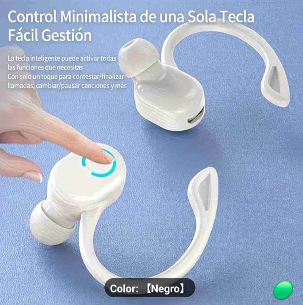 Auriculares inalámbricos negros - miniatura 2