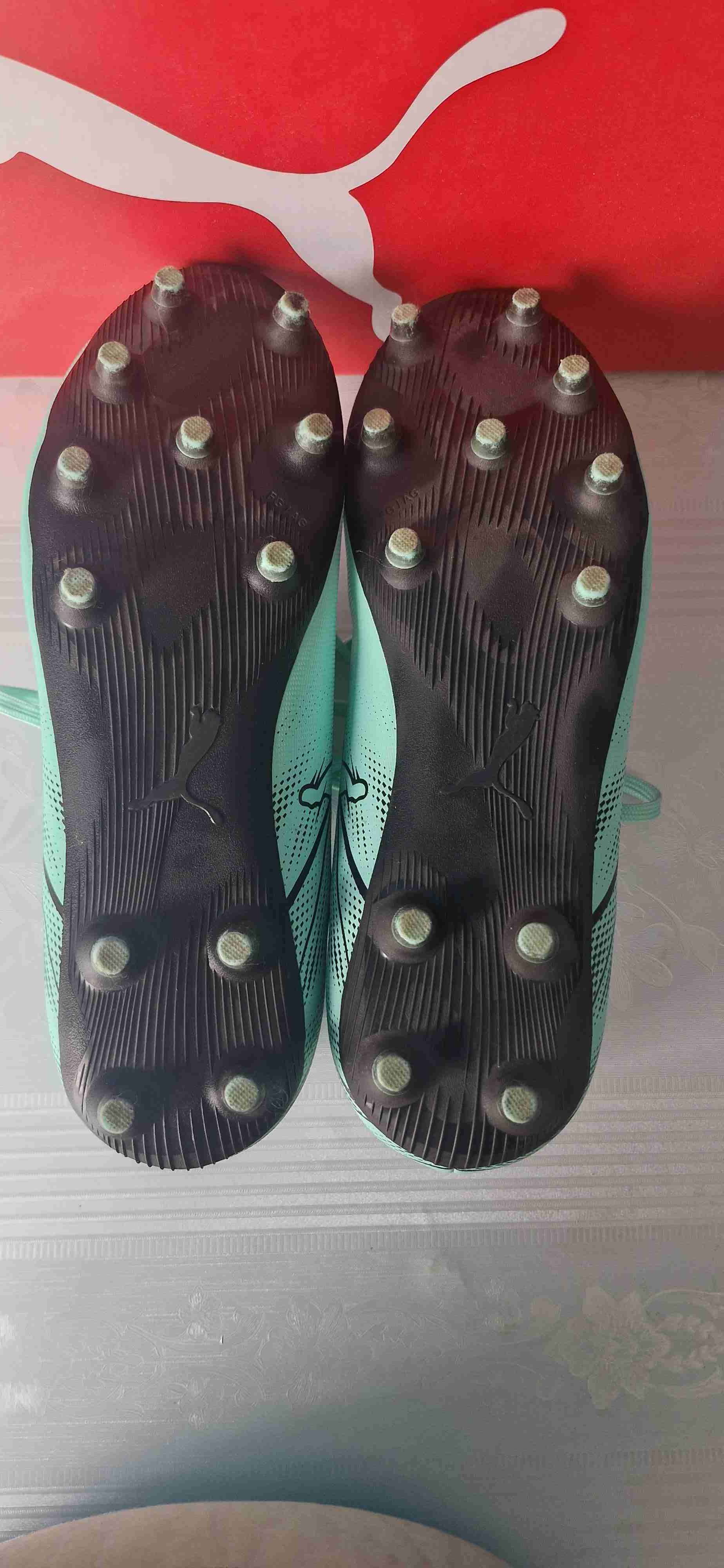 Zapatillas de fútbol Puma turquesas - miniatura 3