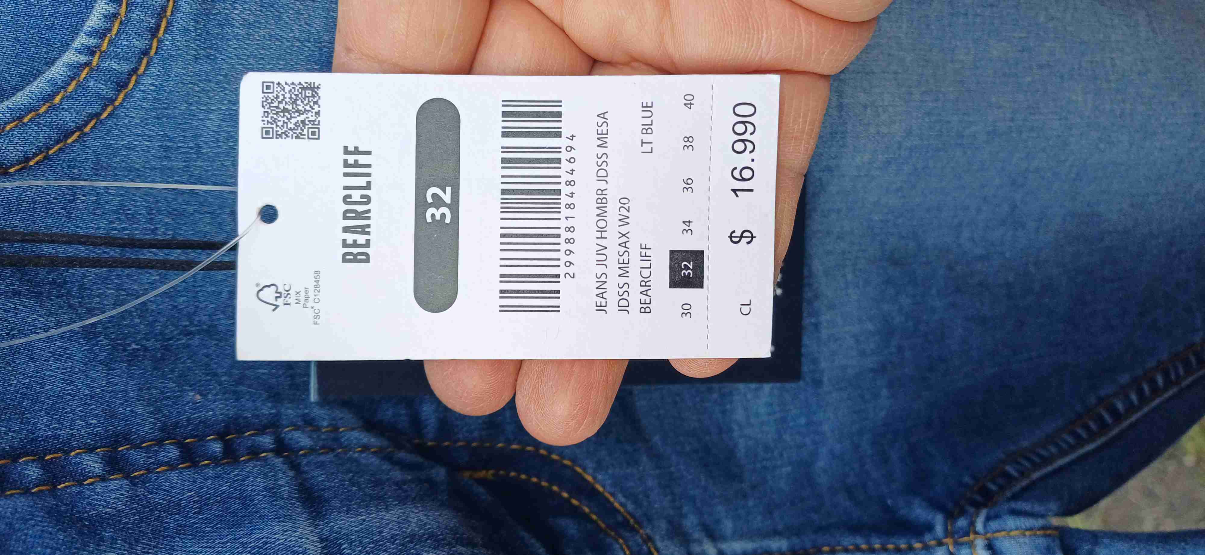 Jeans azul talla 42 - miniatura 2