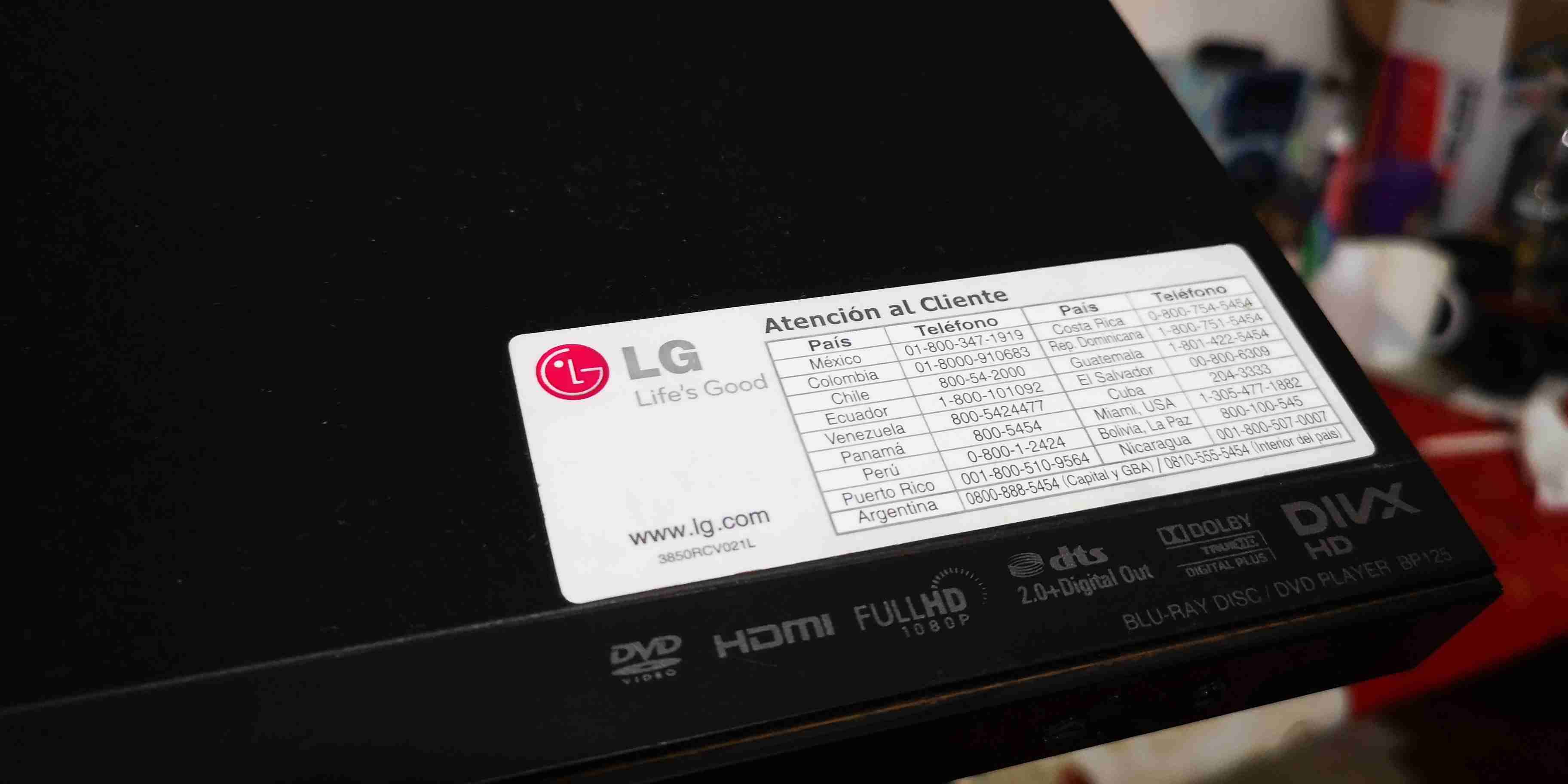 Reproductor Blu-ray LG BP125 - miniatura 3