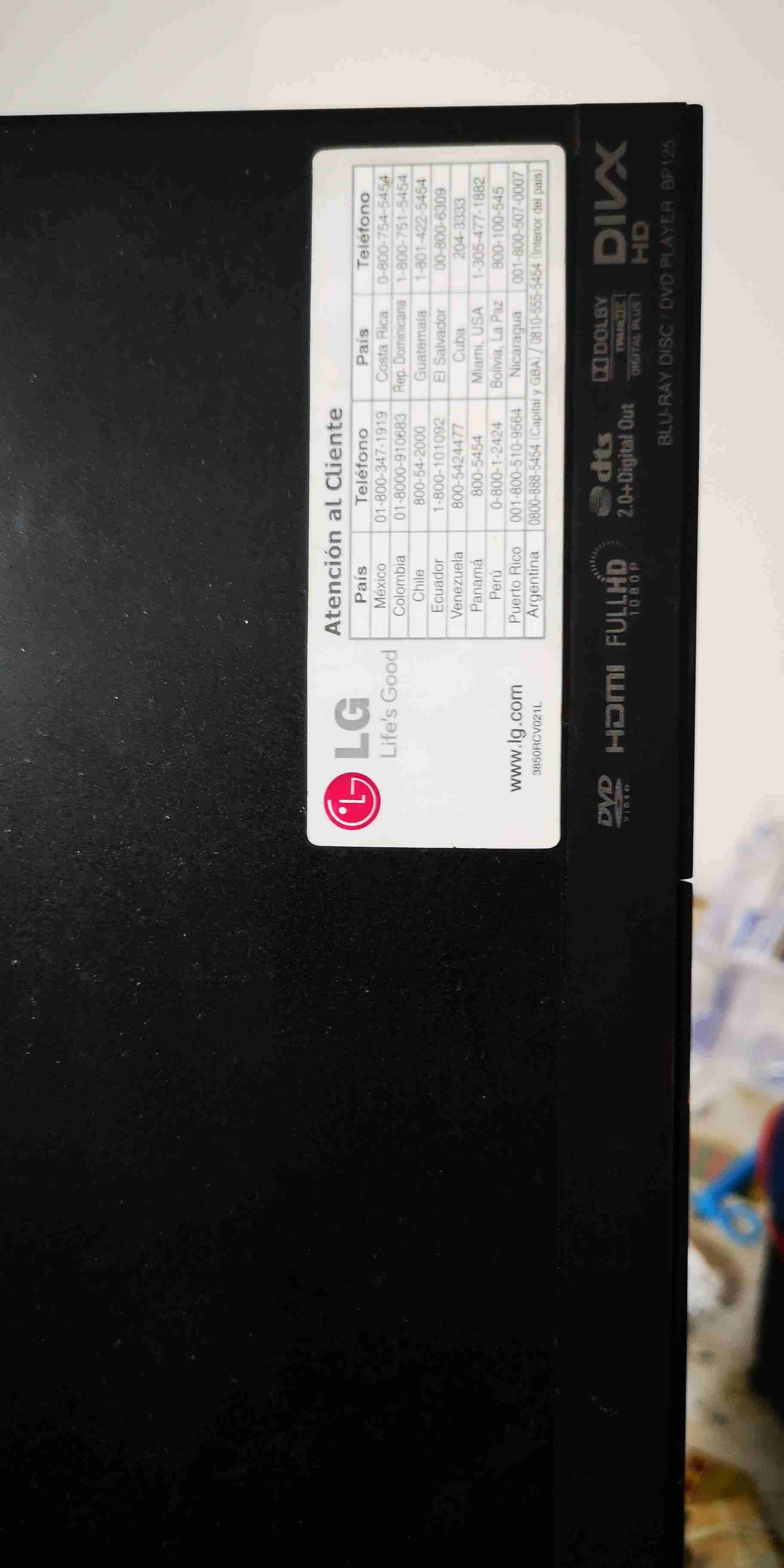 Reproductor Blu-ray LG BP125 - miniatura 4