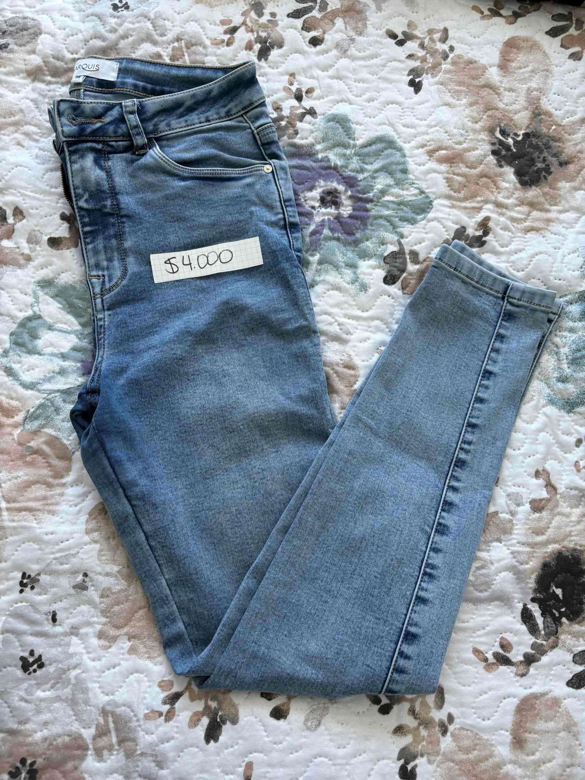 Jeans azul claro mujer