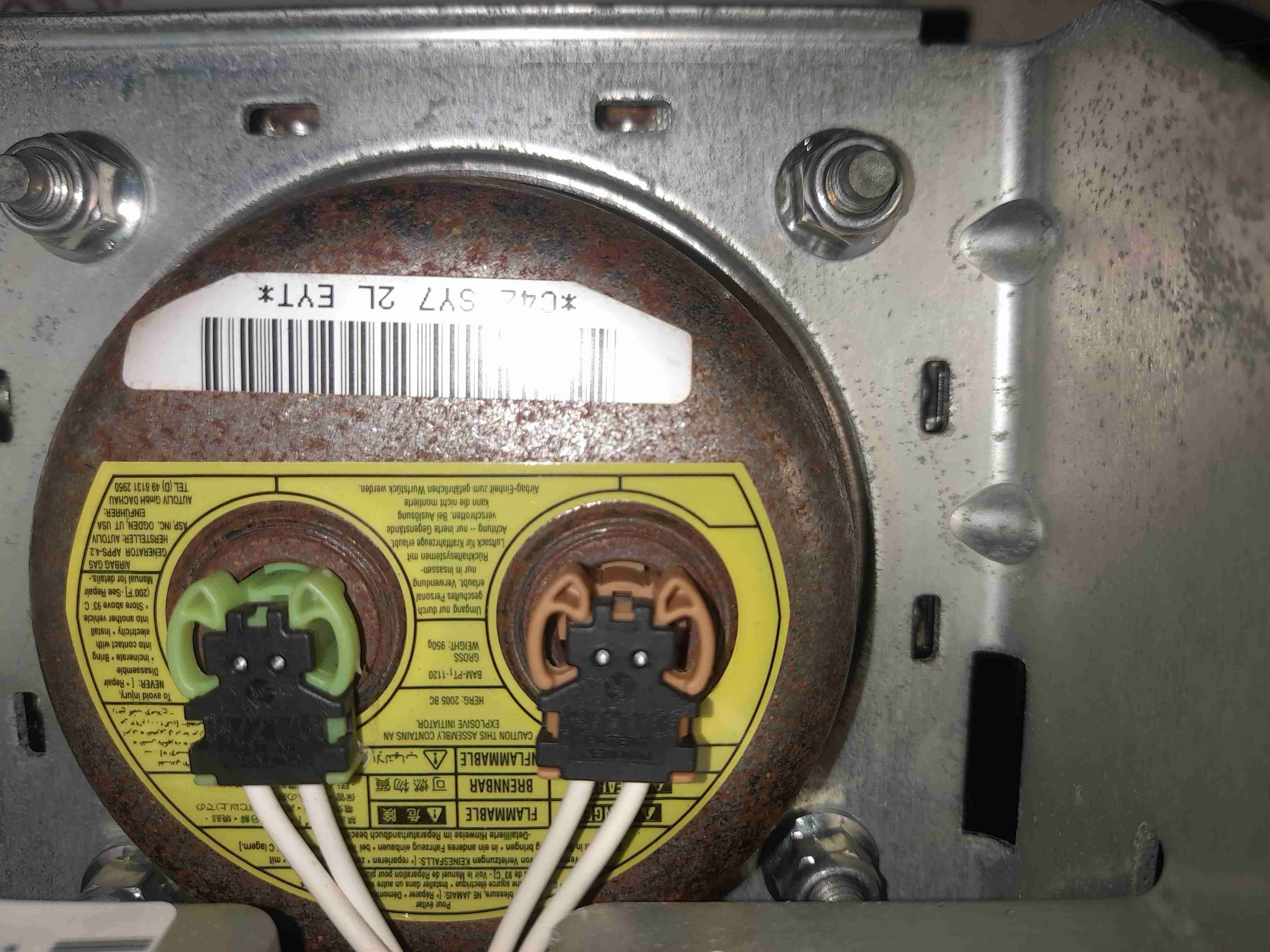 Kit de airbags delanteros para Chrysler Pacifica - miniatura 4