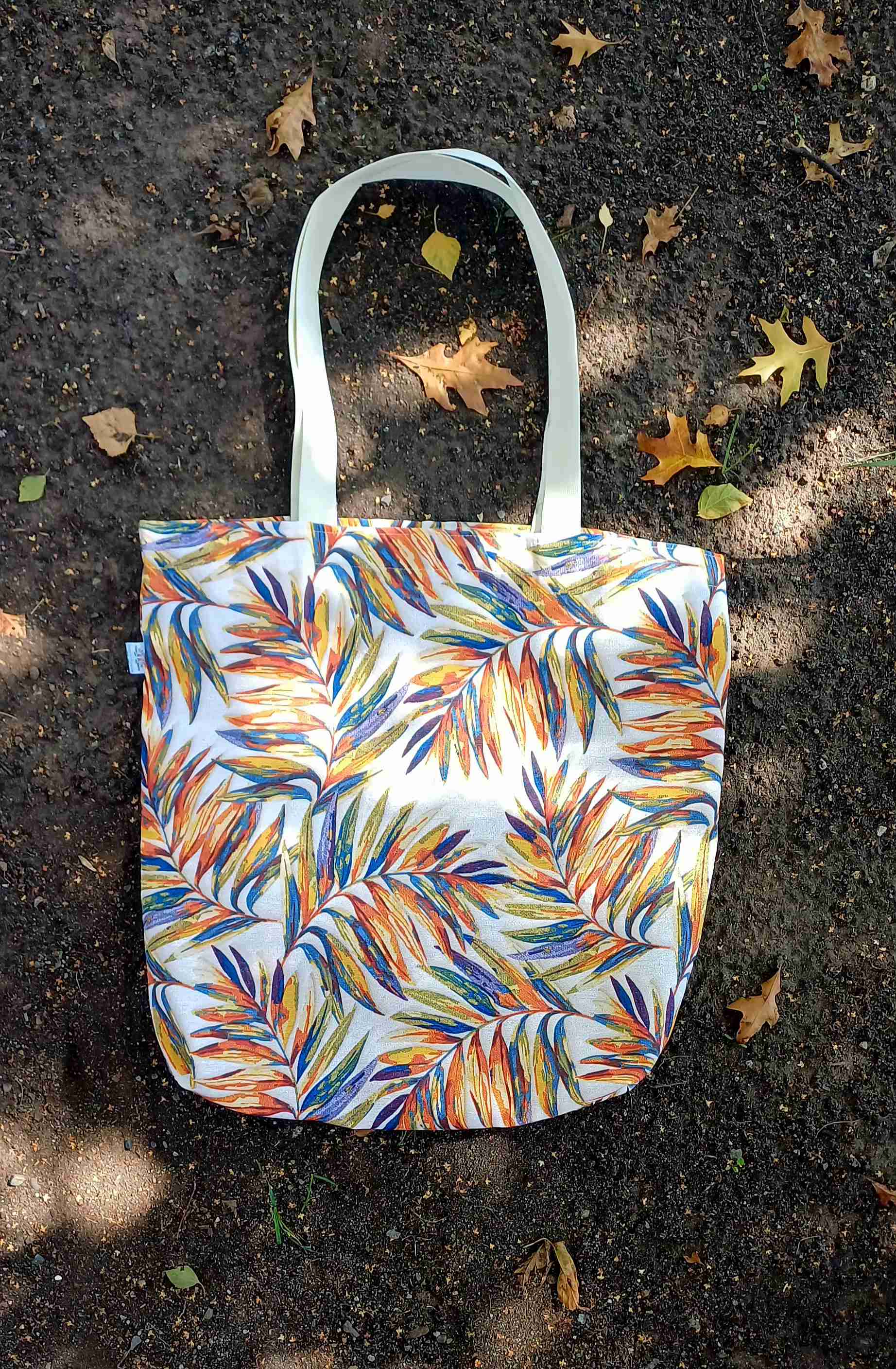 Bolso estampado hojas tropicales - miniatura 1