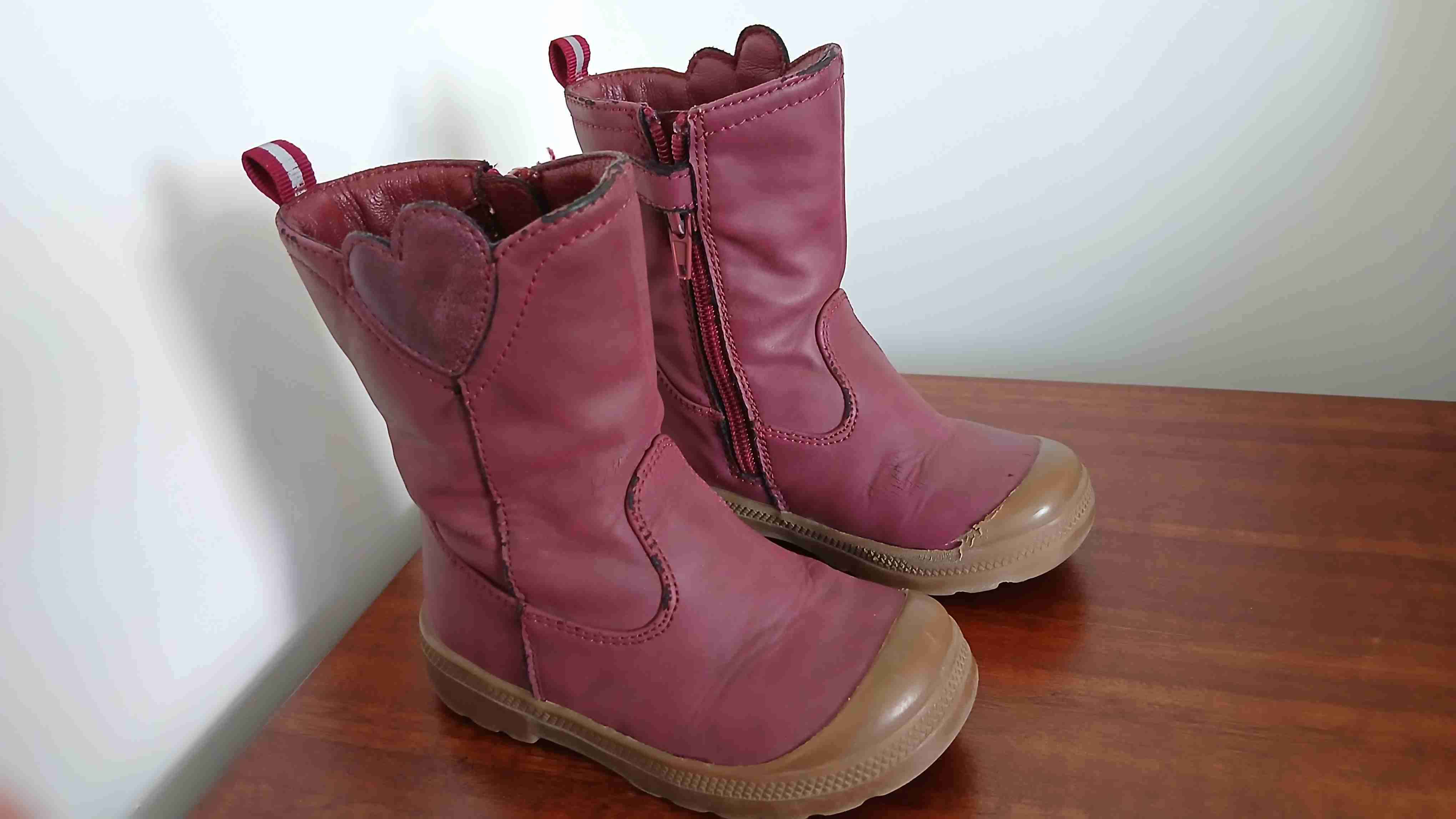 Botas infantiles burdeos - miniatura 1