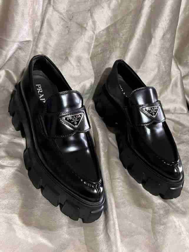 Mocasines negros Prada - miniatura 4