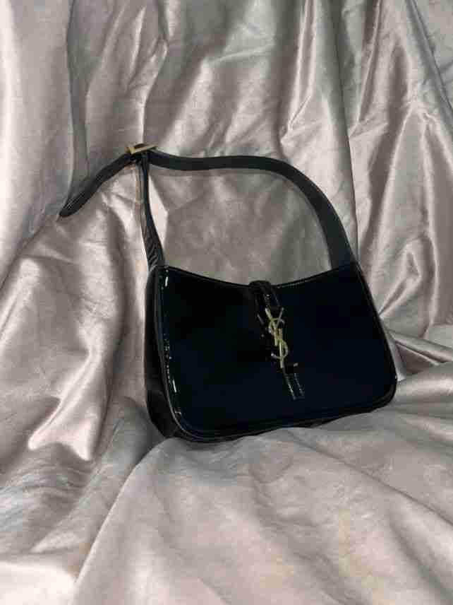 Cartera YSL de charol negra original - miniatura 3