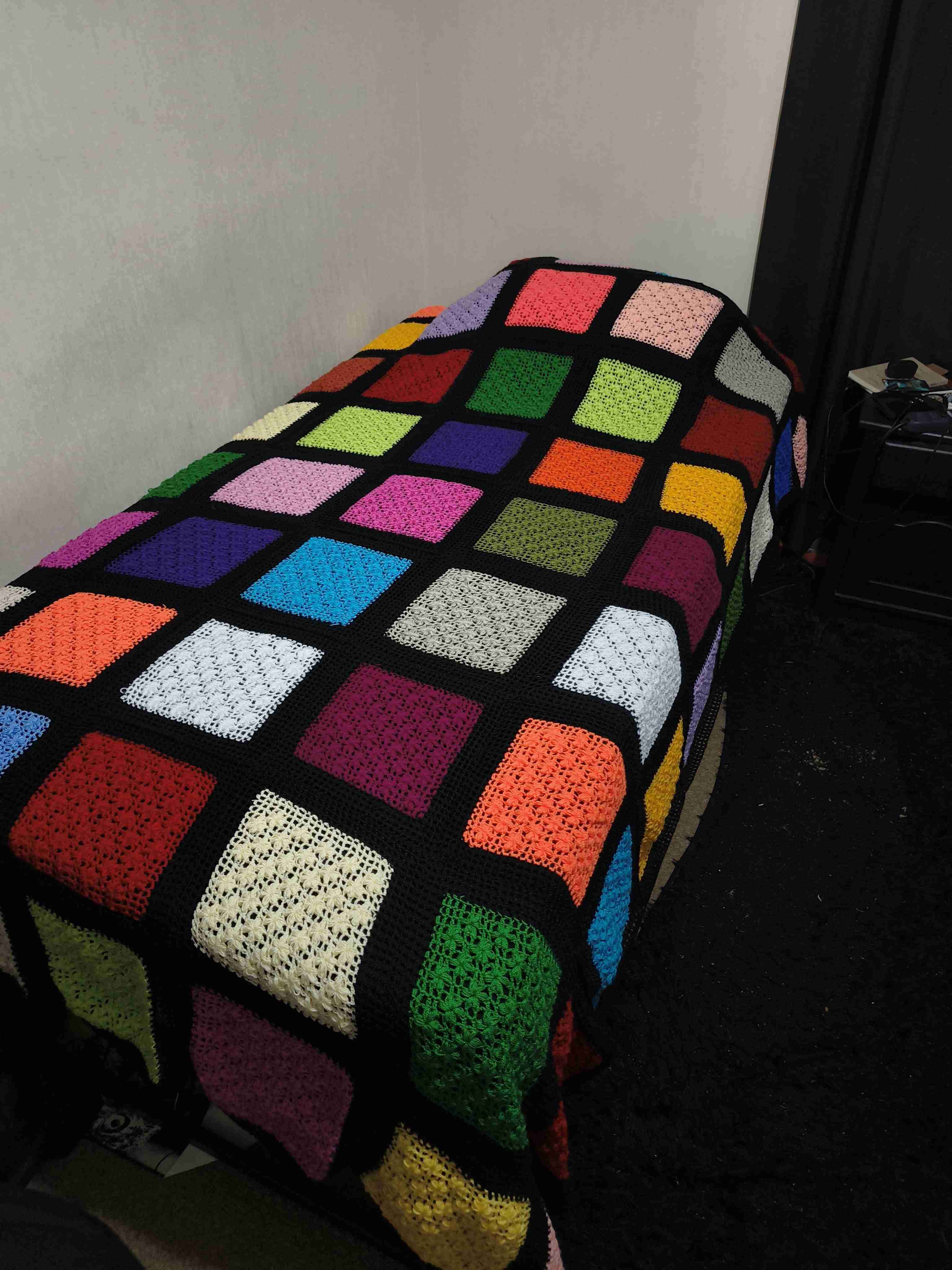 Cubrecama de crochet - miniatura 1