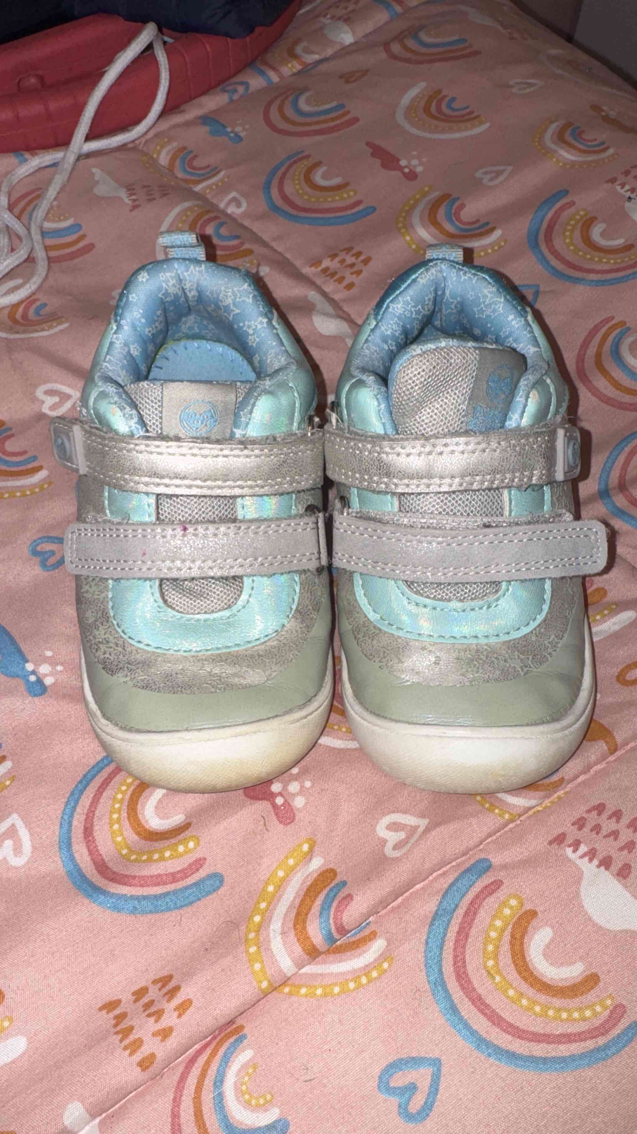 Zapatillas bebé celestes - miniatura 1