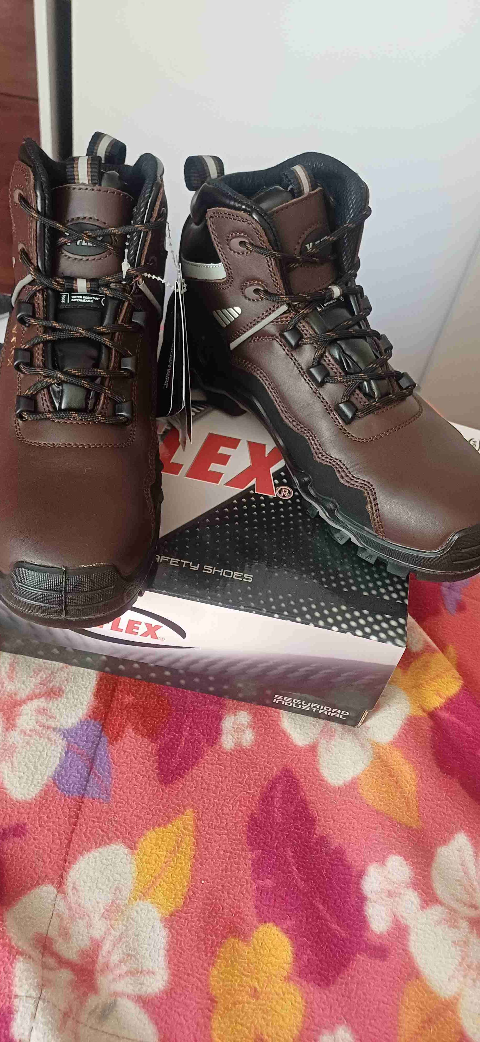 Zapatos de seguridad marrones V-Flex - miniatura 2