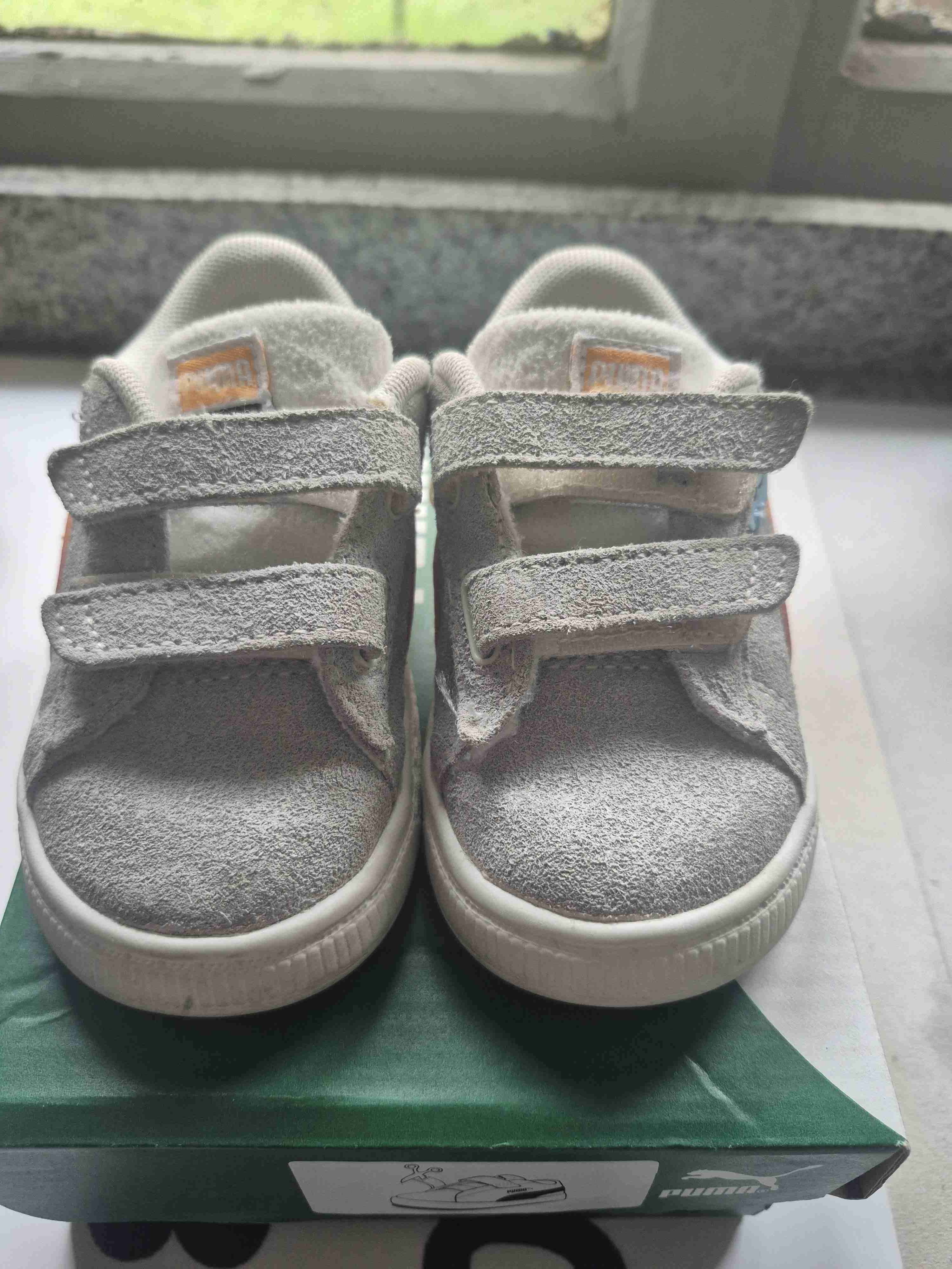 Zapatillas blancas infantiles Adidas - miniatura 1