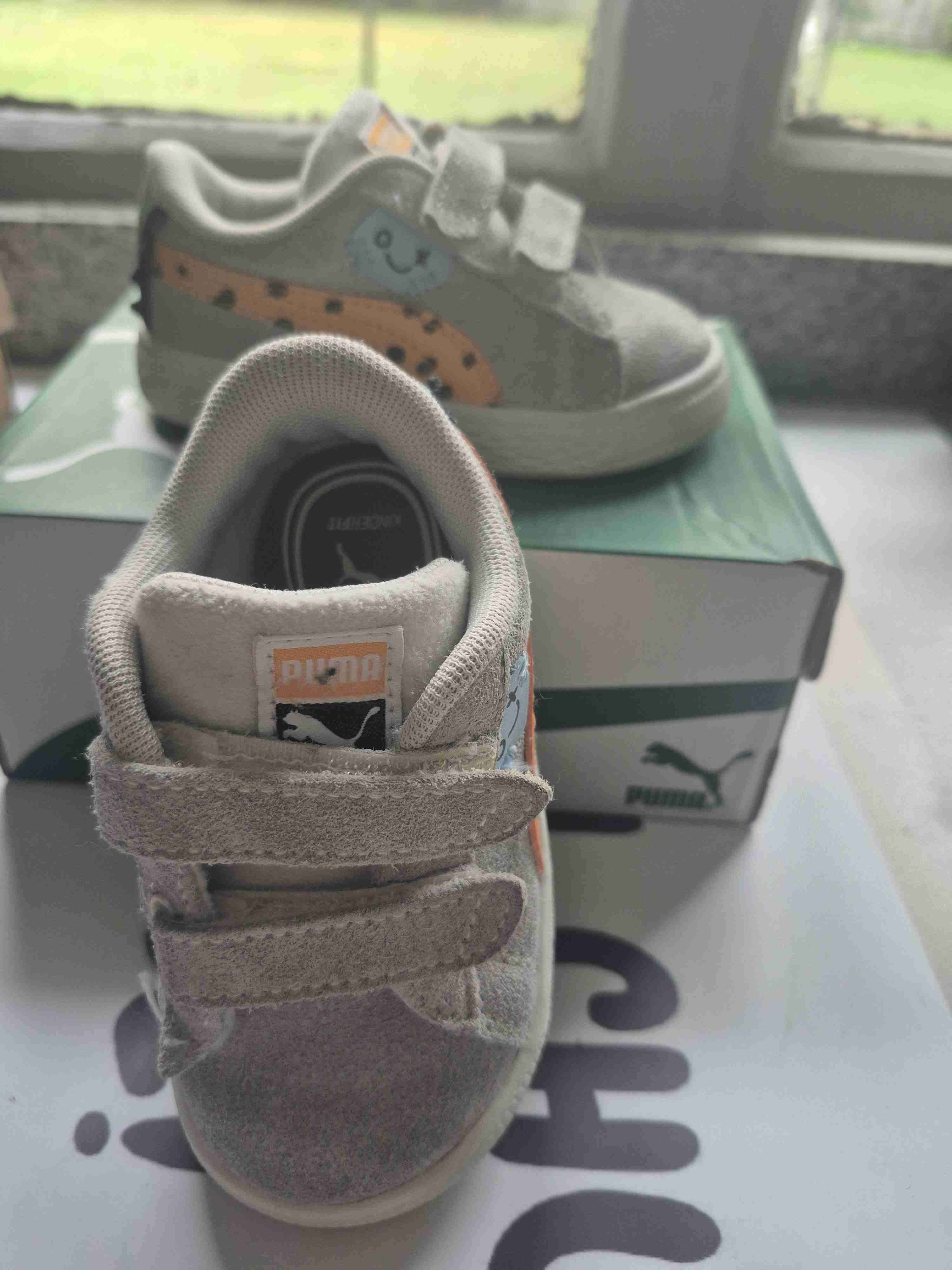 Zapatillas blancas infantiles Adidas - miniatura 2