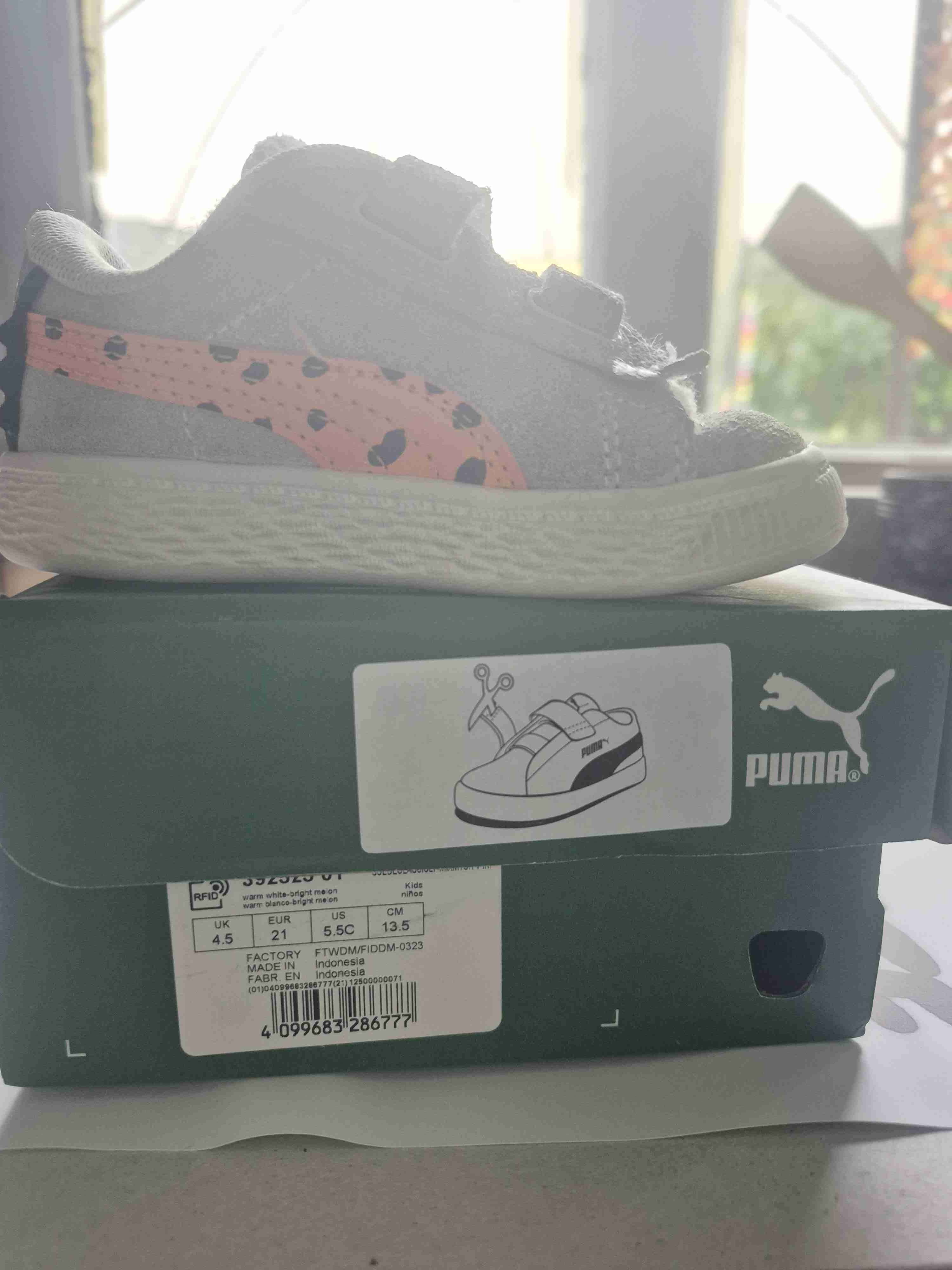 Zapatillas blancas infantiles Adidas - miniatura 4