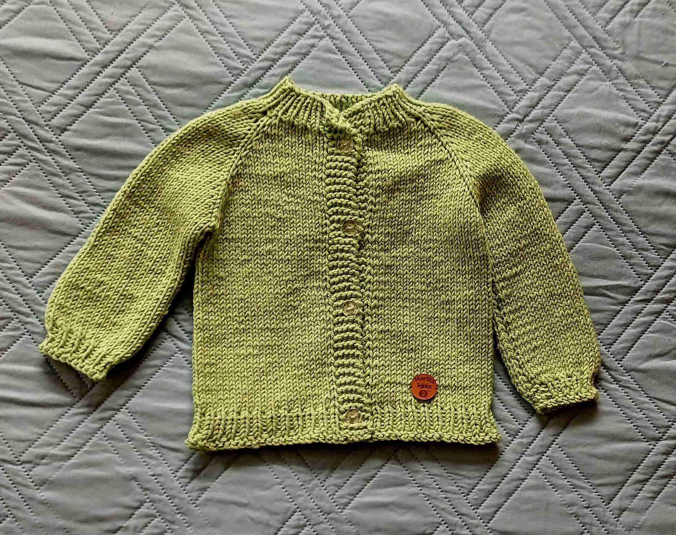 Chaleco bebé tejido multicolor - miniatura 4