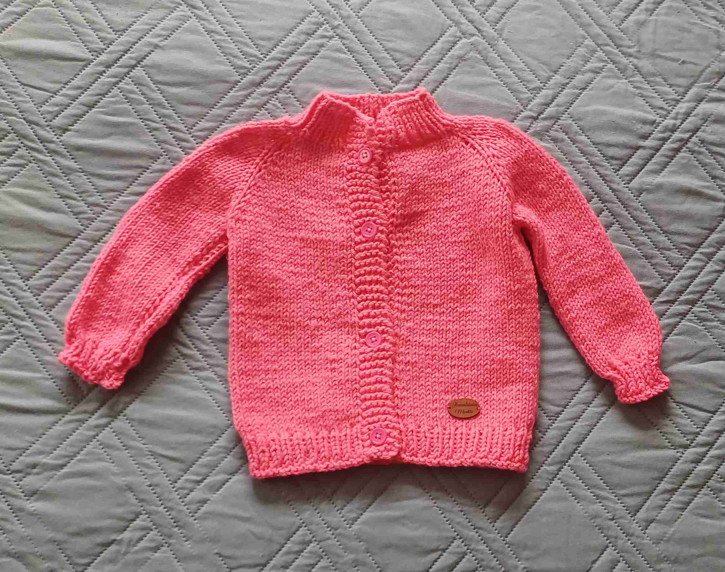 Chaleco bebé tejido multicolor - miniatura 5