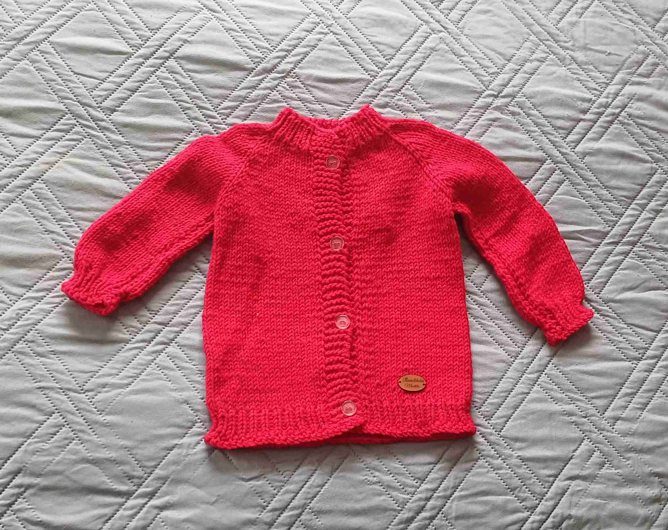 Chaleco bebé tejido multicolor - miniatura 6