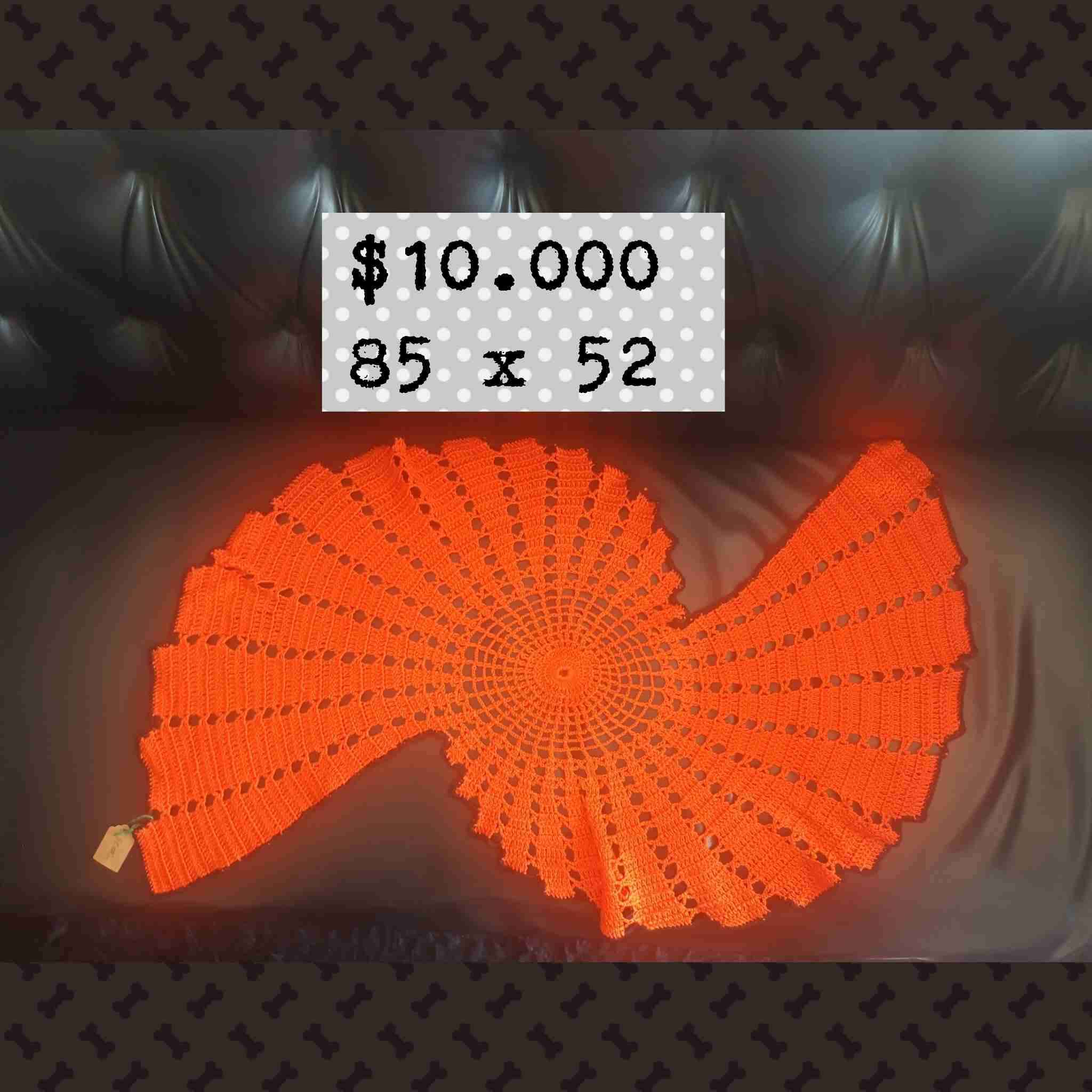 Centro de mesa tejido a crochet