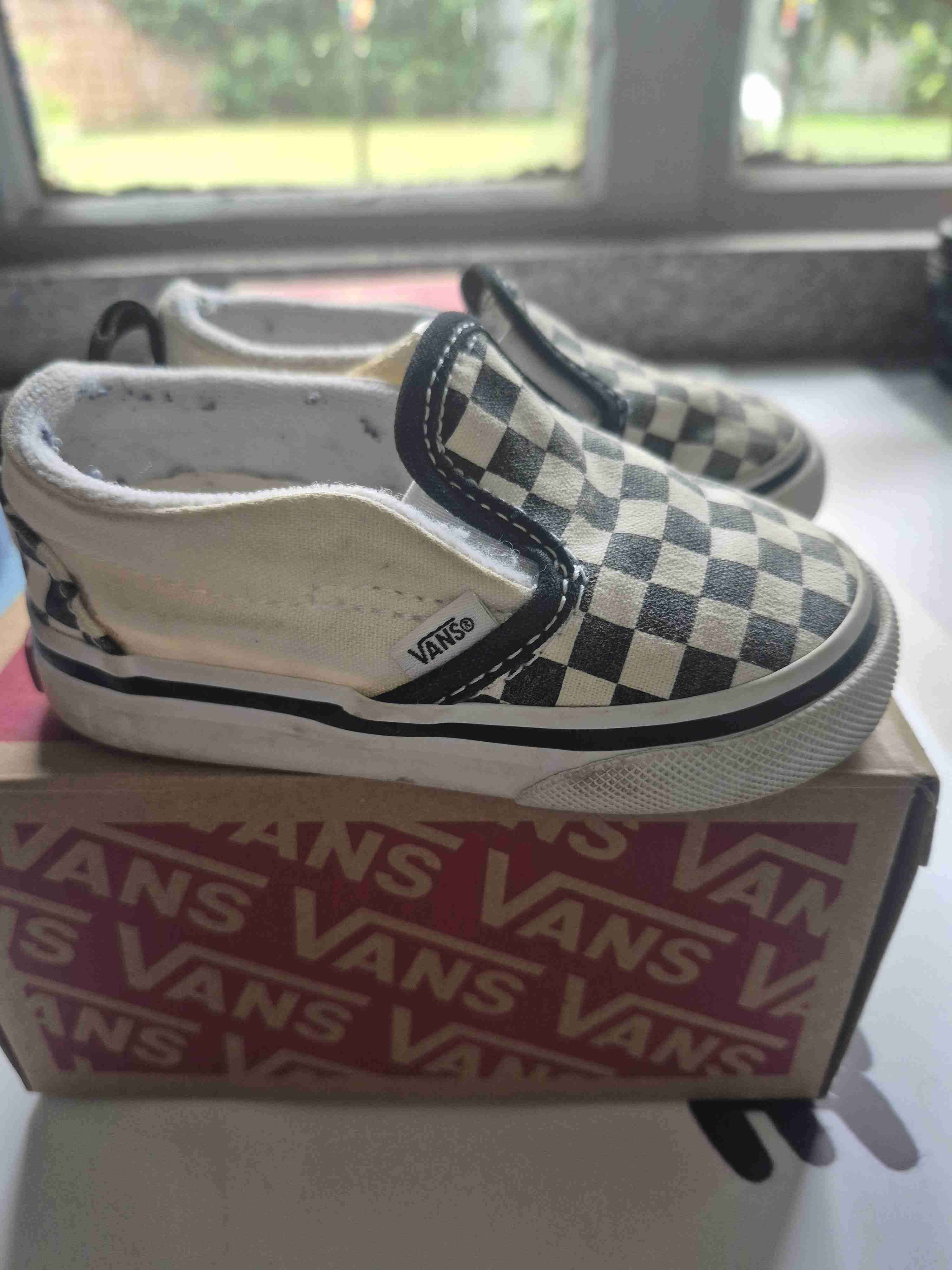 Zapatillas Vans cuadros blanco y negro - miniatura 3