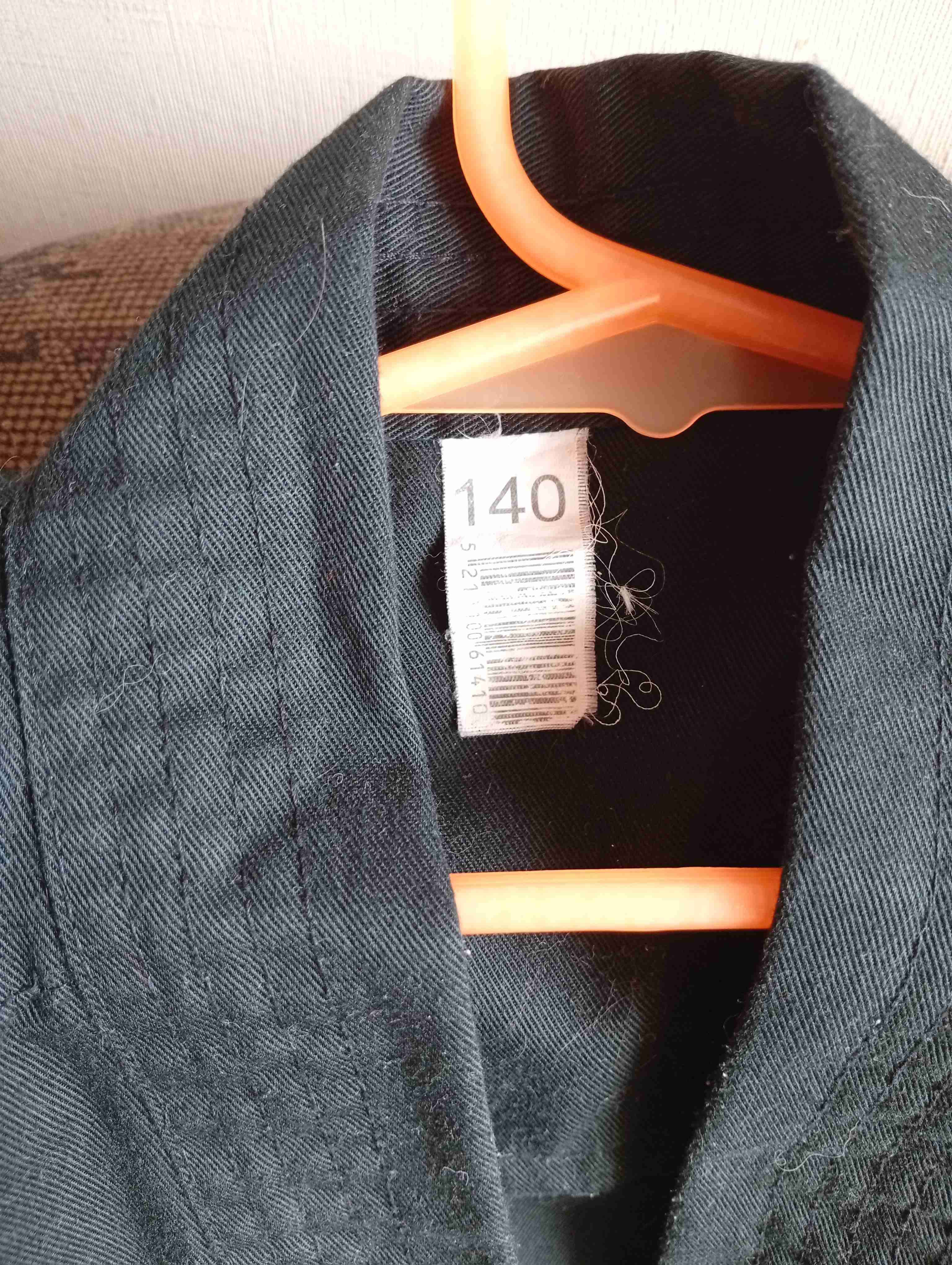Kimono negro talla 140 - miniatura 1
