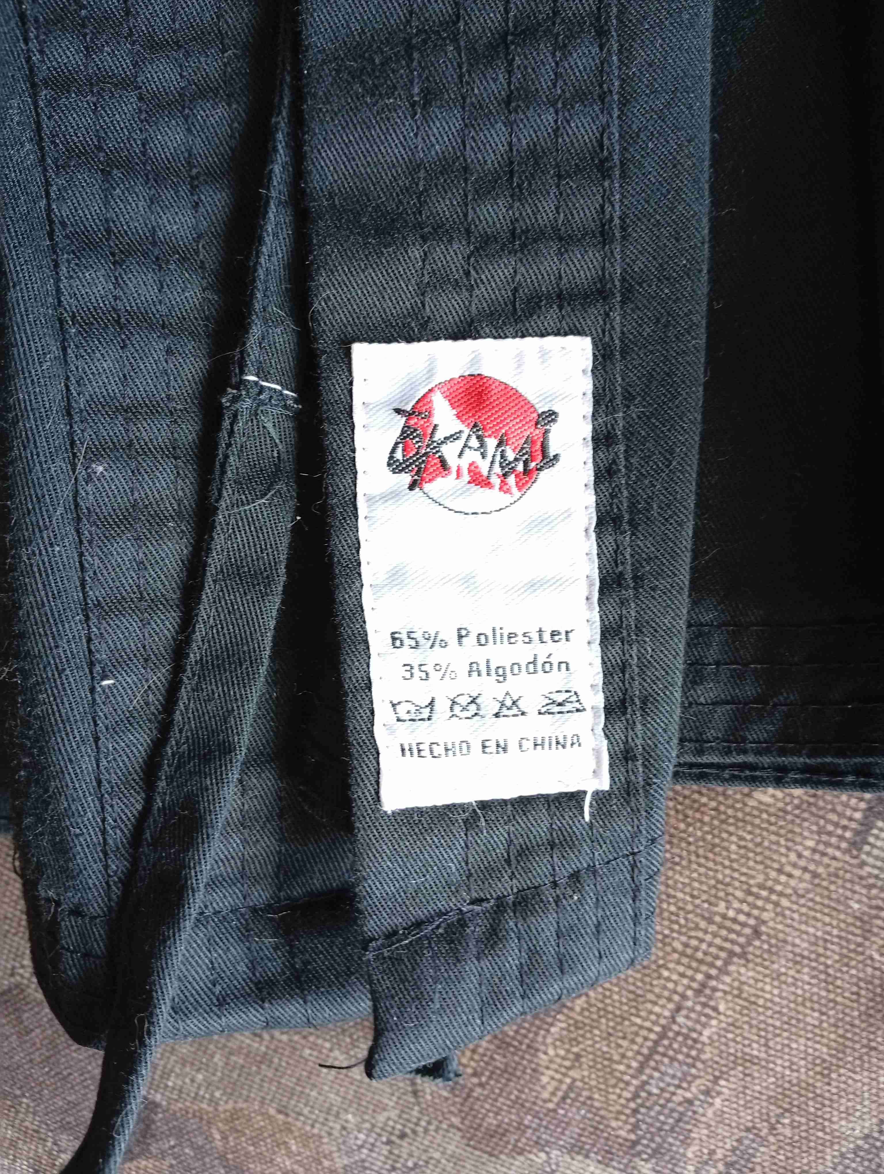 Kimono negro talla 140 - miniatura 2