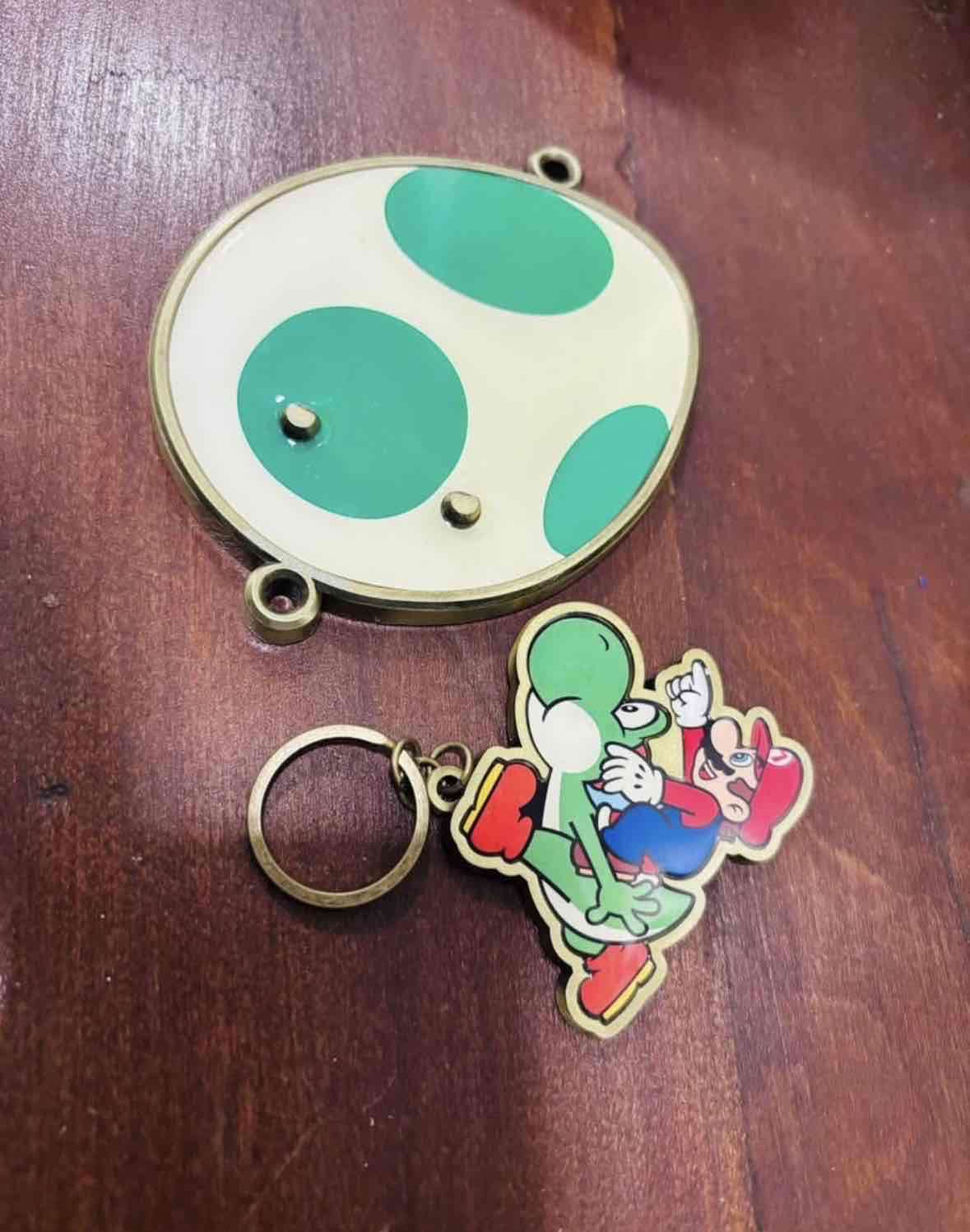 Llavero Mario y Yoshi - miniatura 1