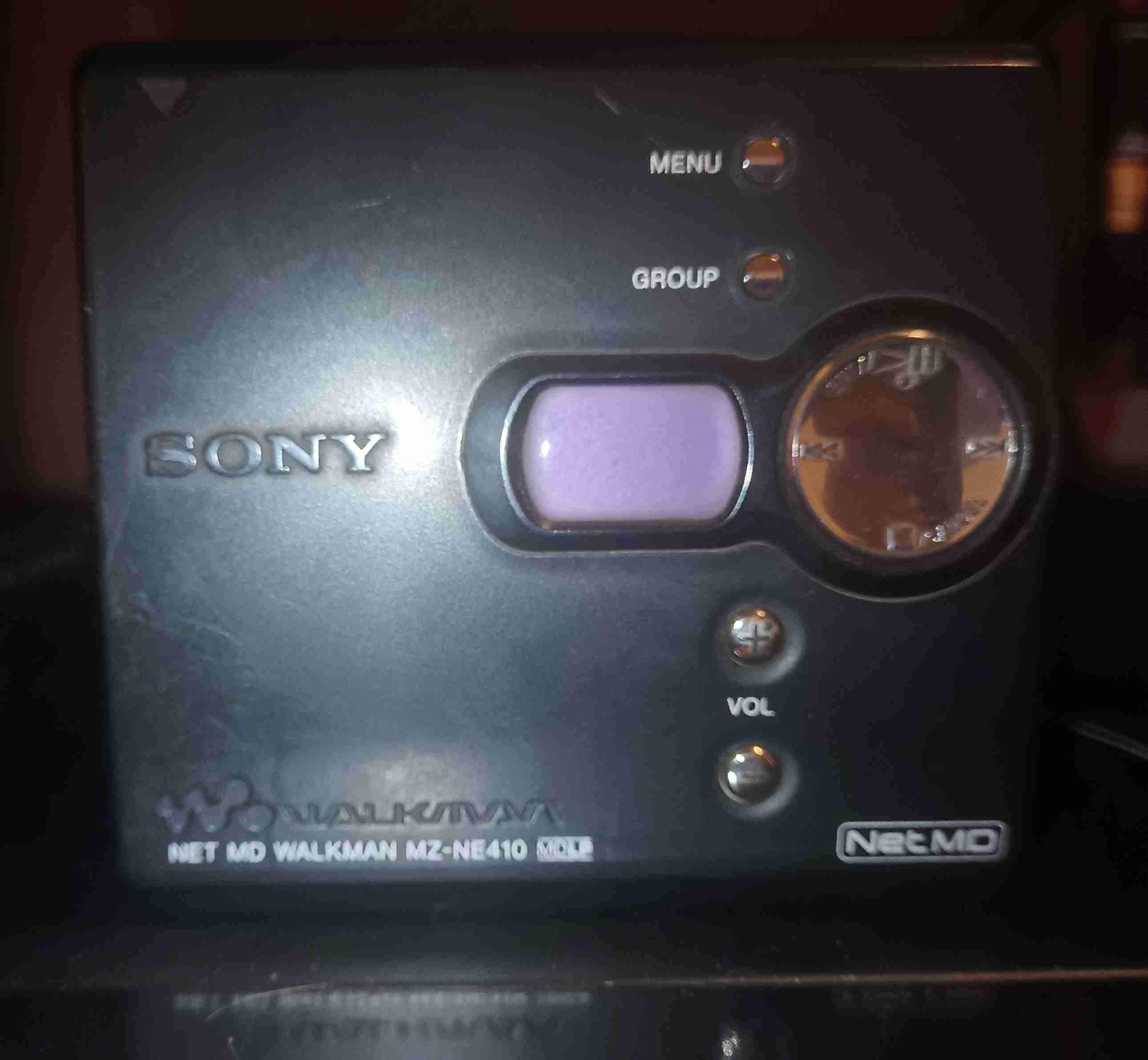 Reproductor de MiniDisc Sony con control - miniatura 4
