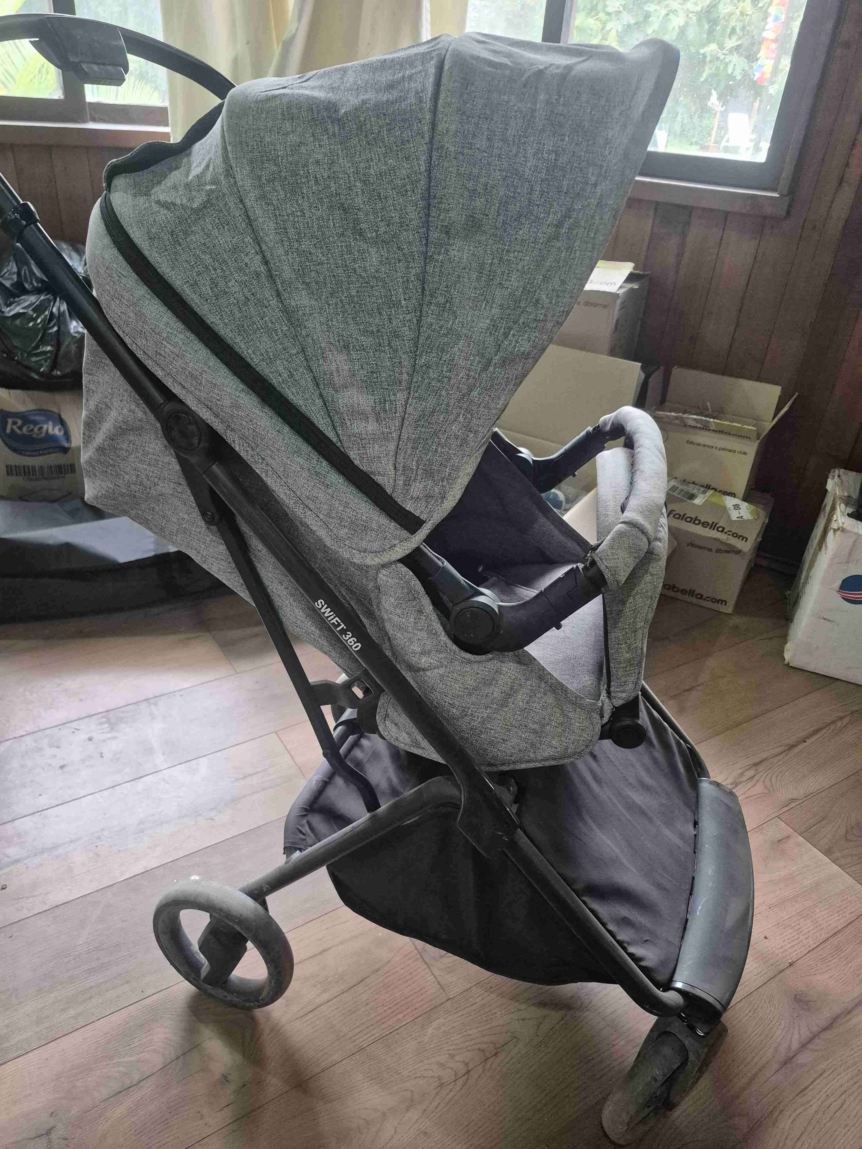 Coche de bebé gris urbano SWIFT 360