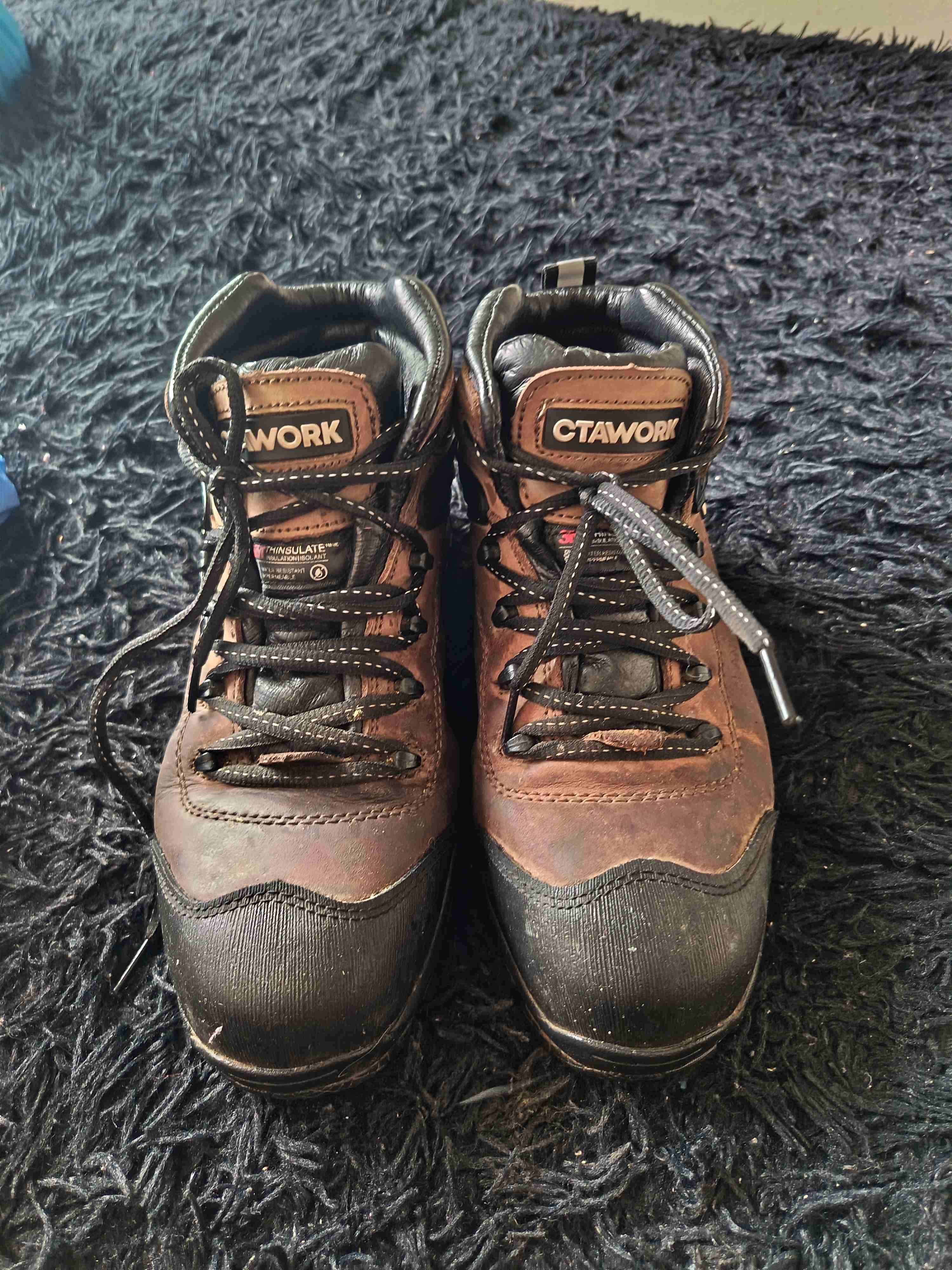 Zapatos de trekking marrones nuevos - miniatura 3