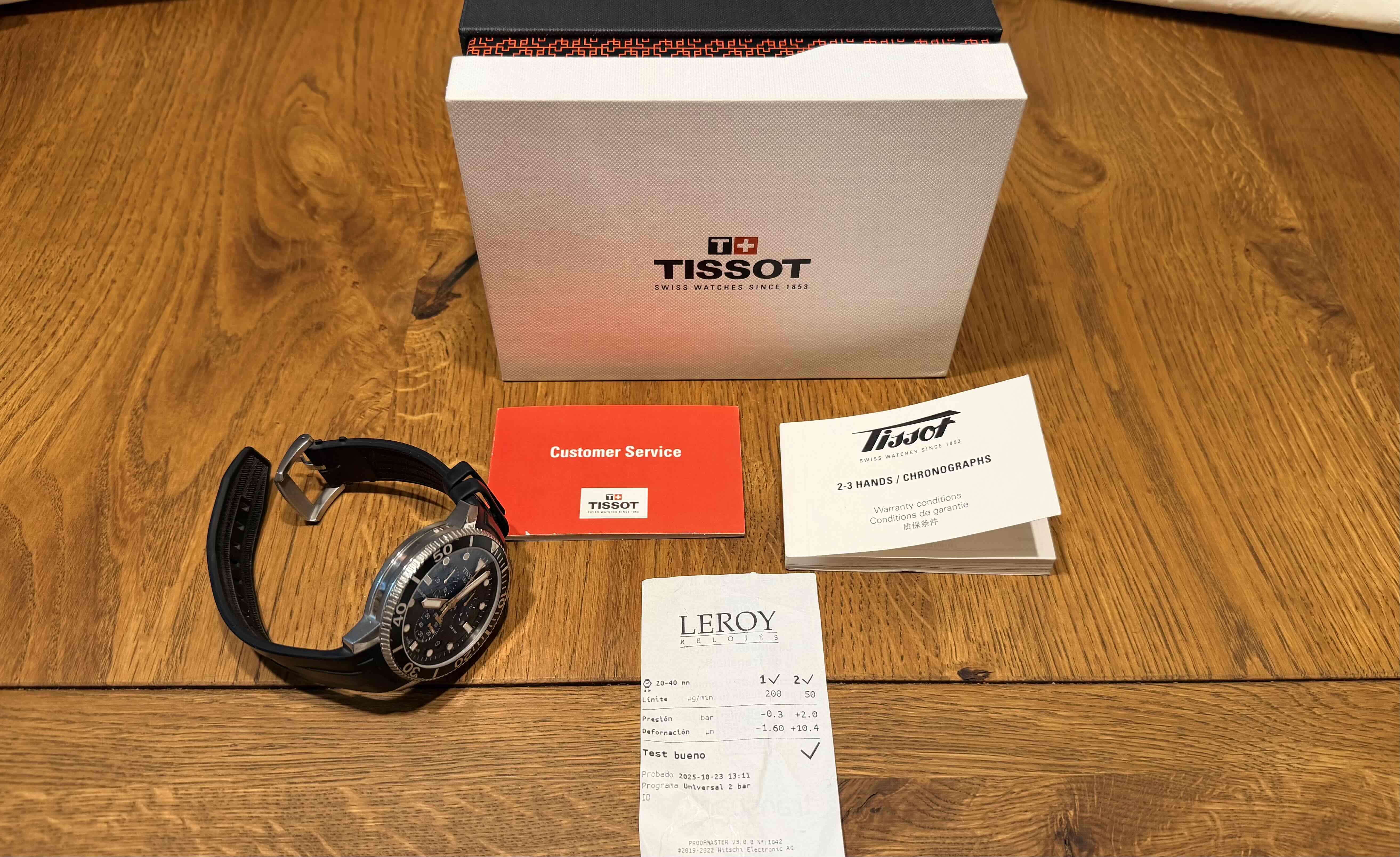 Reloj Tissot 1953 modelo Seastar original - miniatura 5