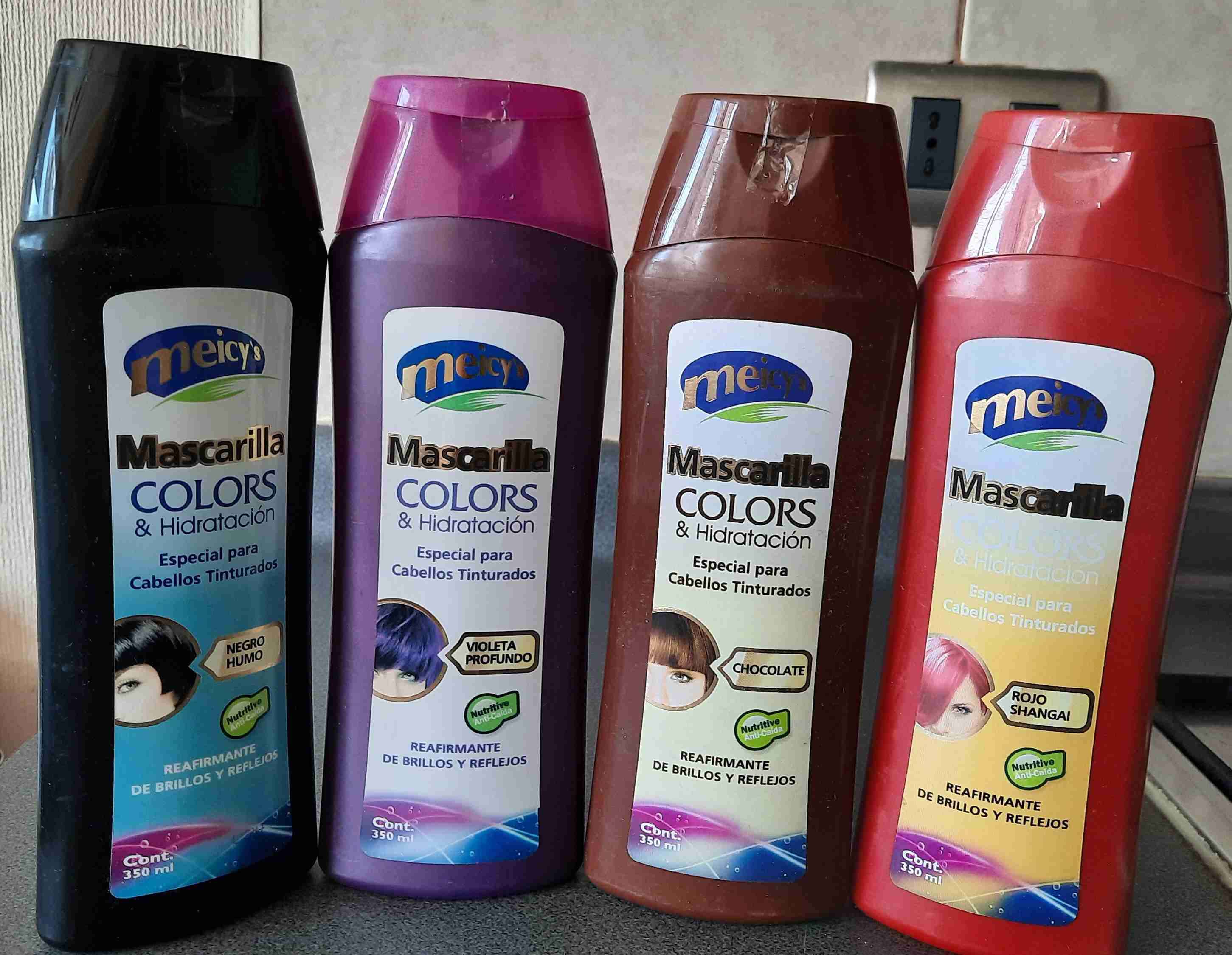 Set mascarillas para cabello teñido