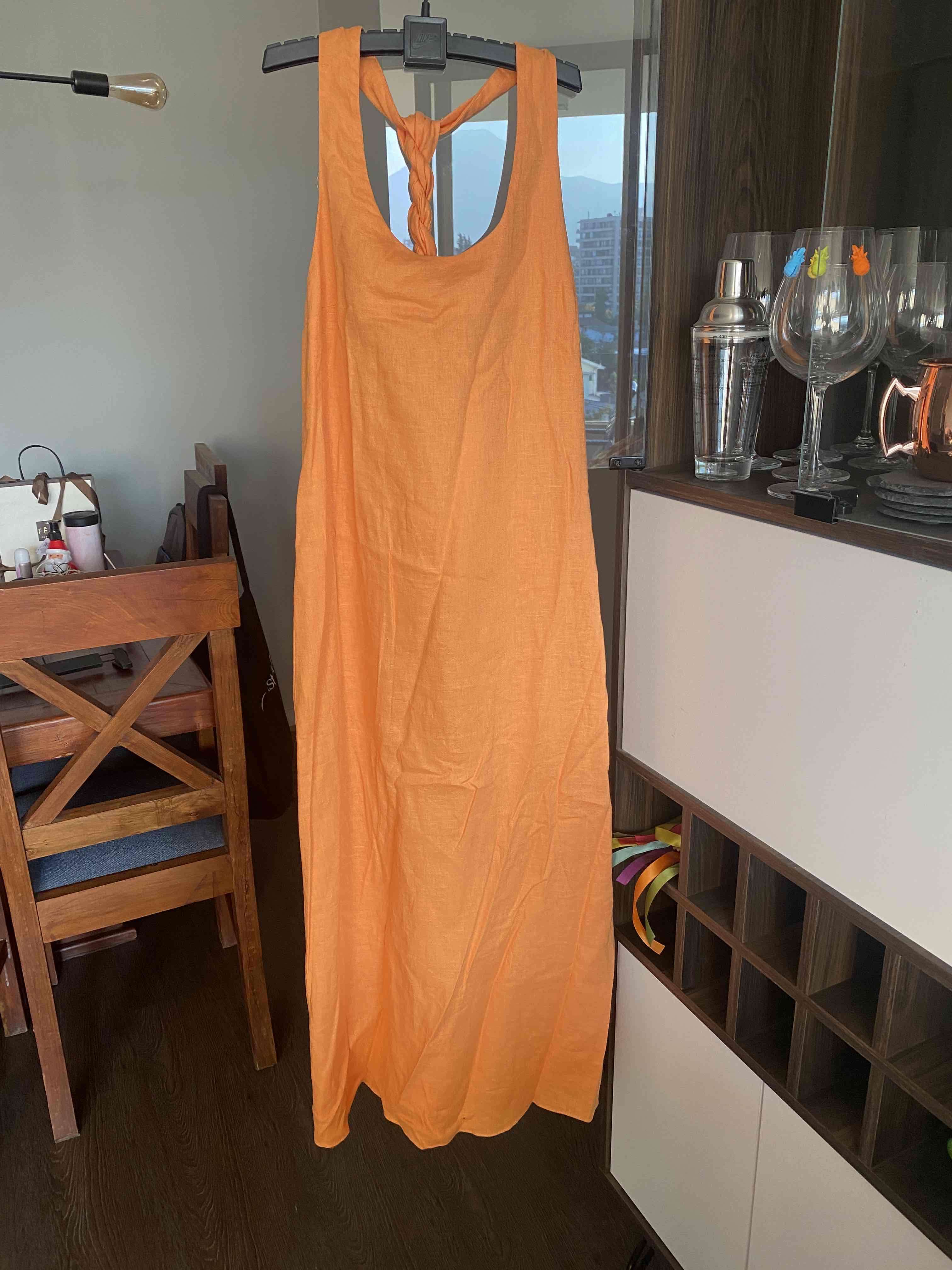 Vestido naranja ZW Collection nuevo - miniatura 2