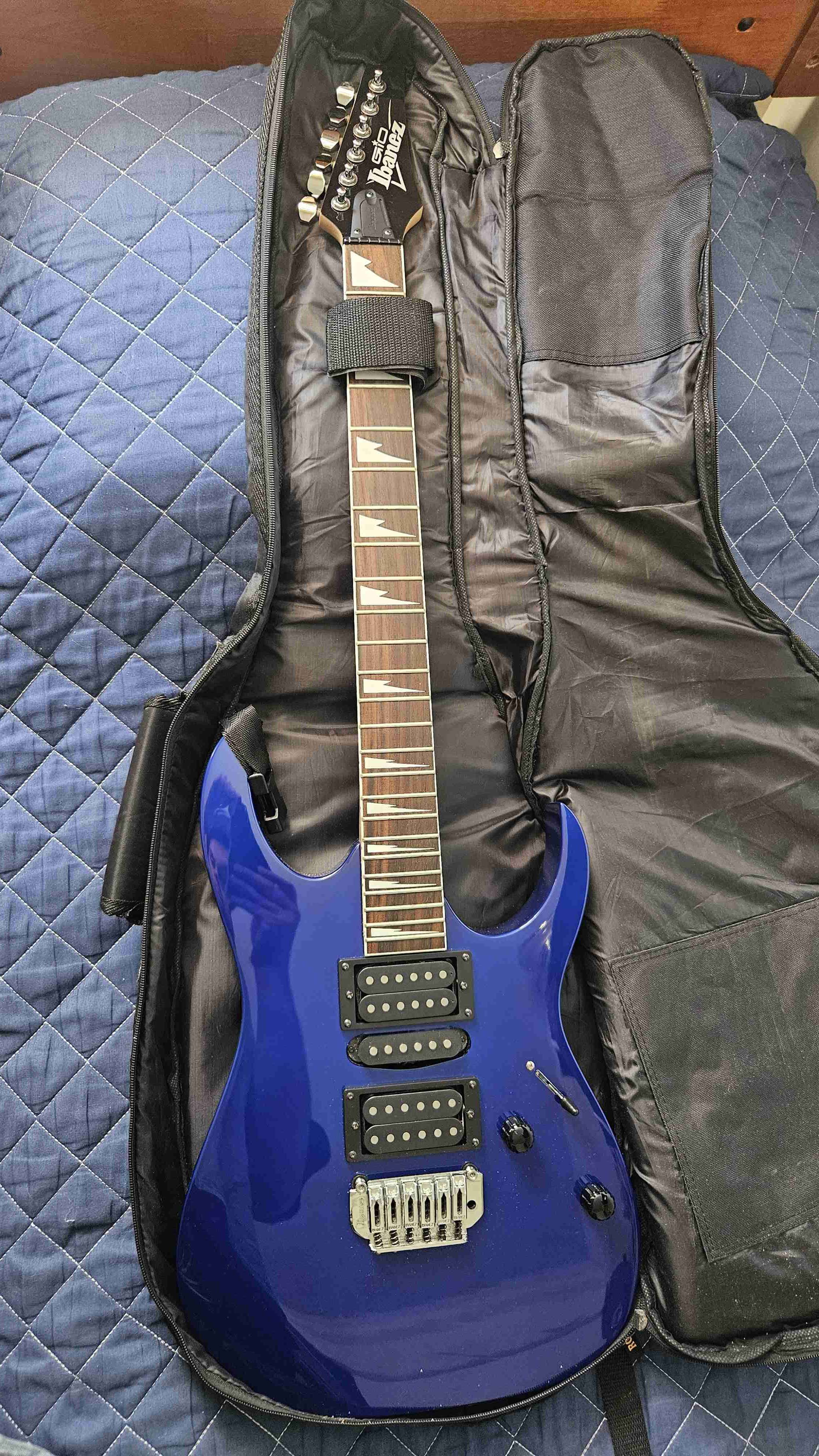 Guitarra eléctrica Ibanez azul - miniatura 2