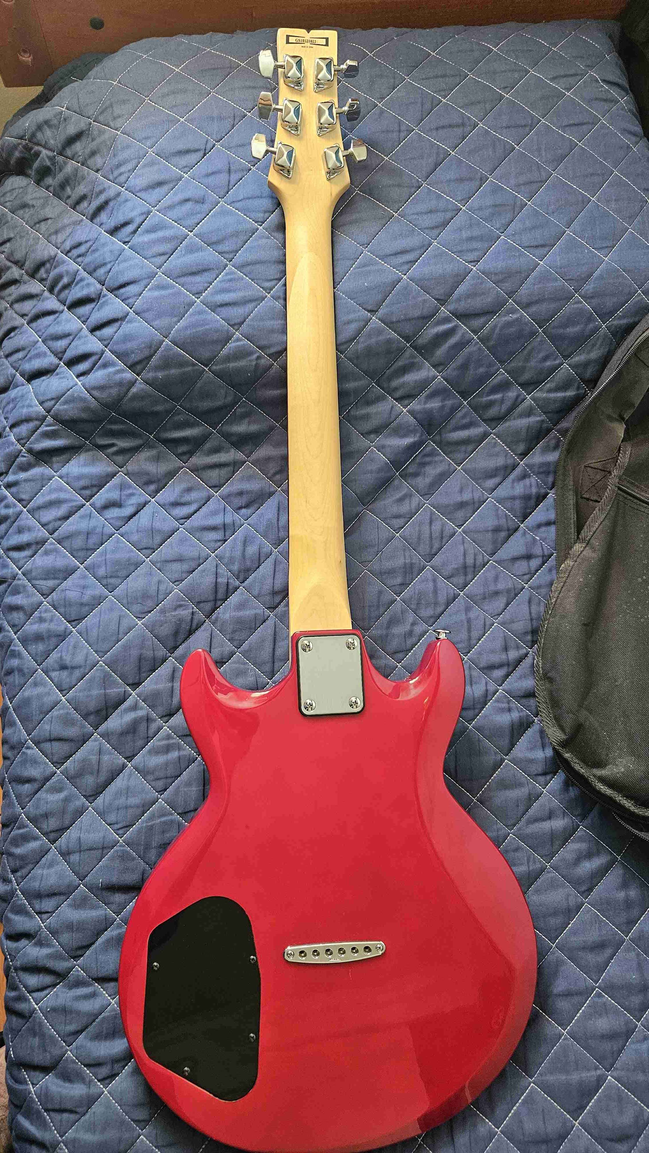 Guitarra eléctrica roja Ibanez - miniatura 2