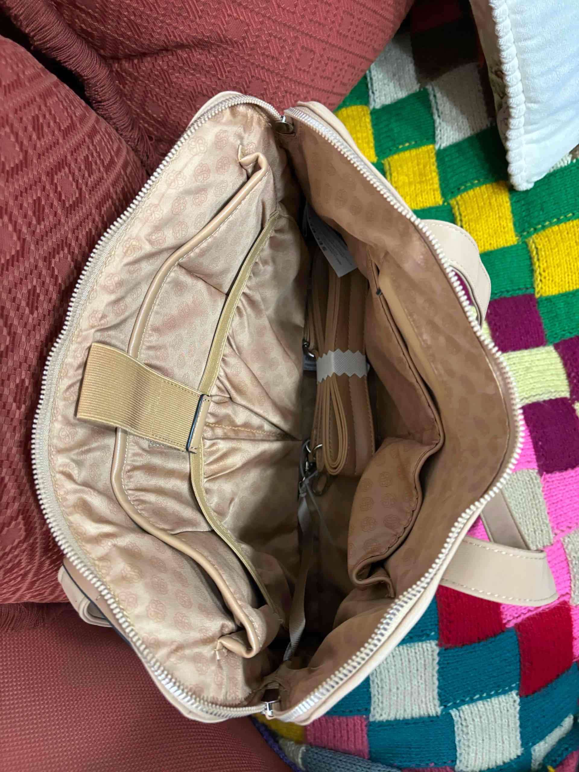 Bolso beige Secret elegante - miniatura 2