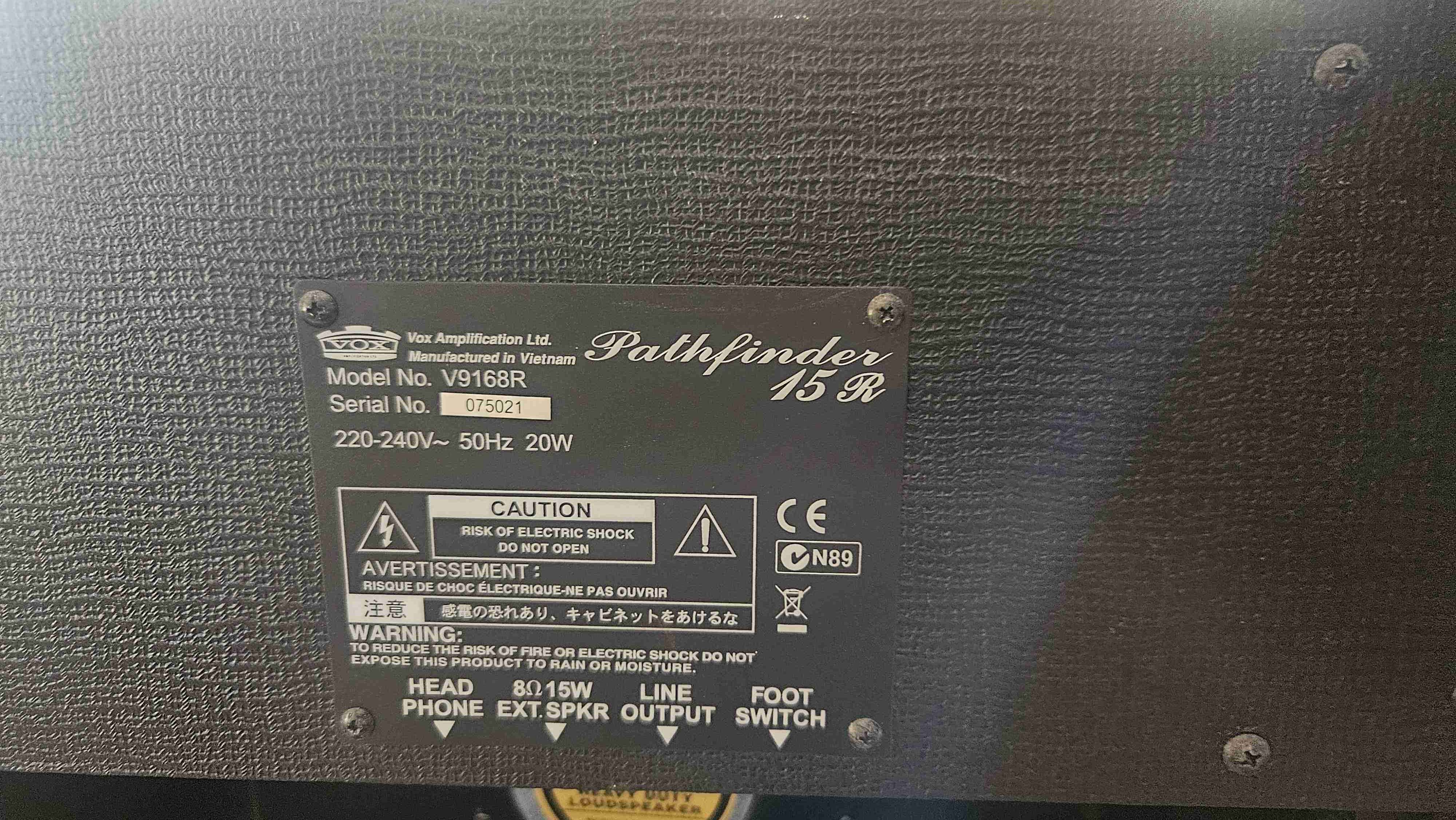 Amplificador Vox para guitarra - miniatura 3