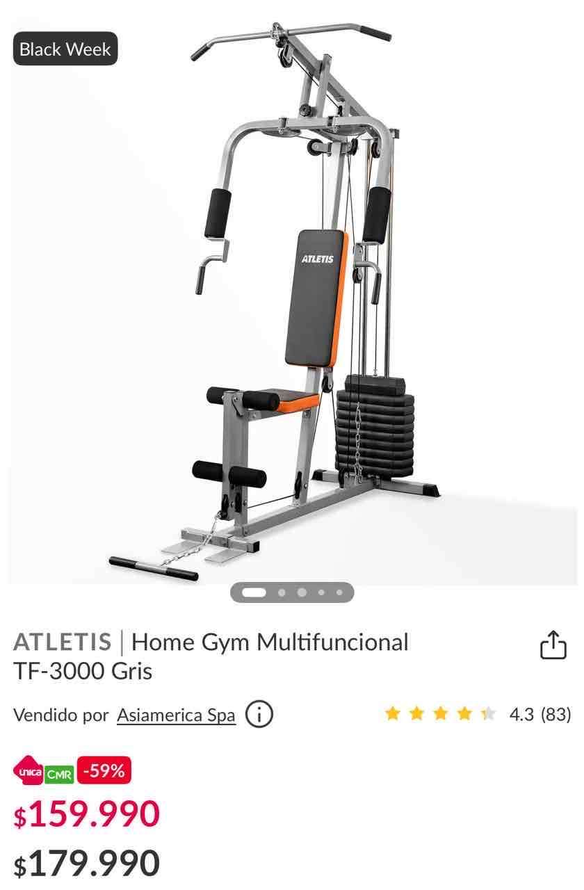 Home Gym Multifuncional Atleticis