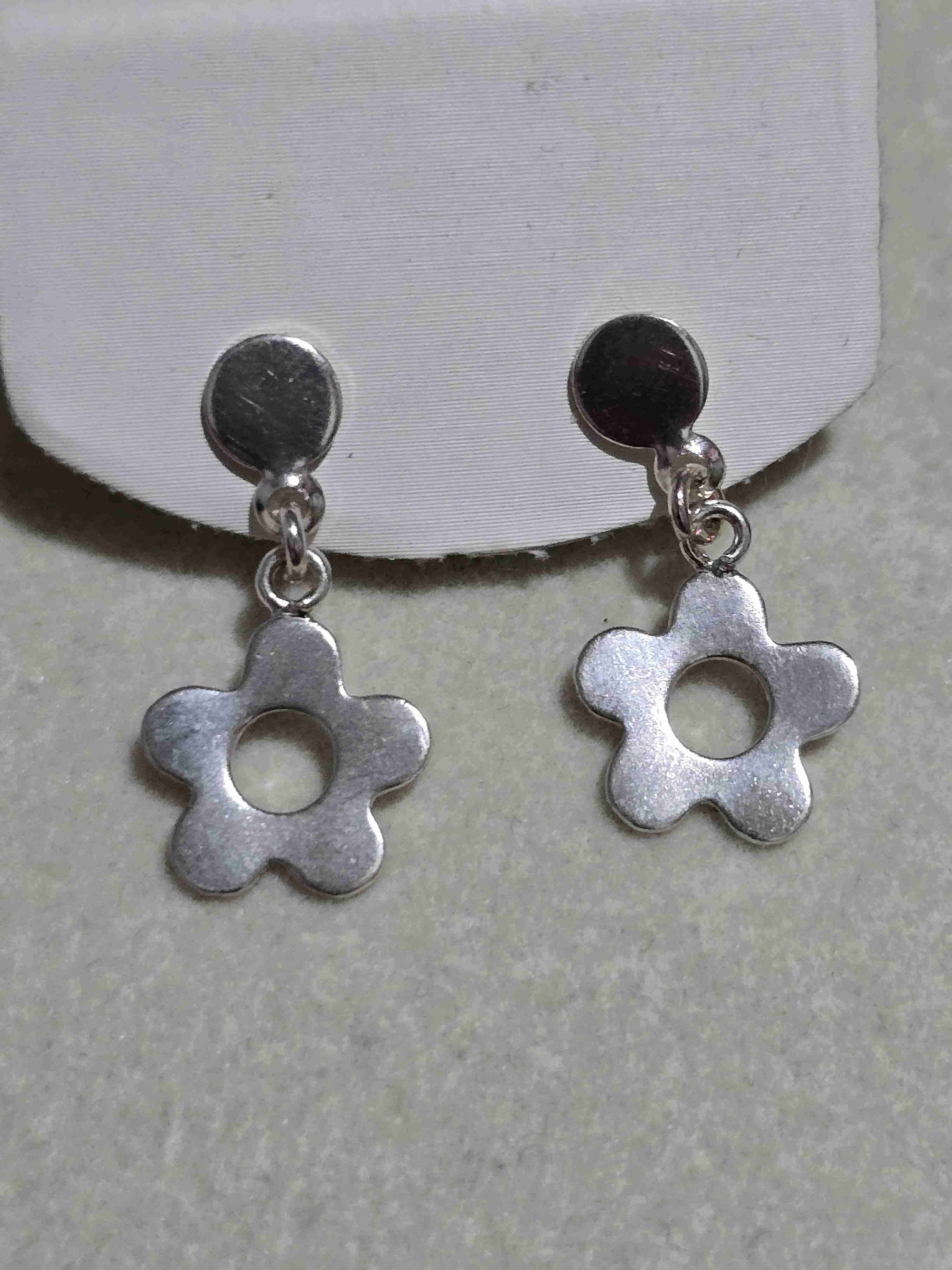 Aros de plata  fina  con circones - miniatura 4