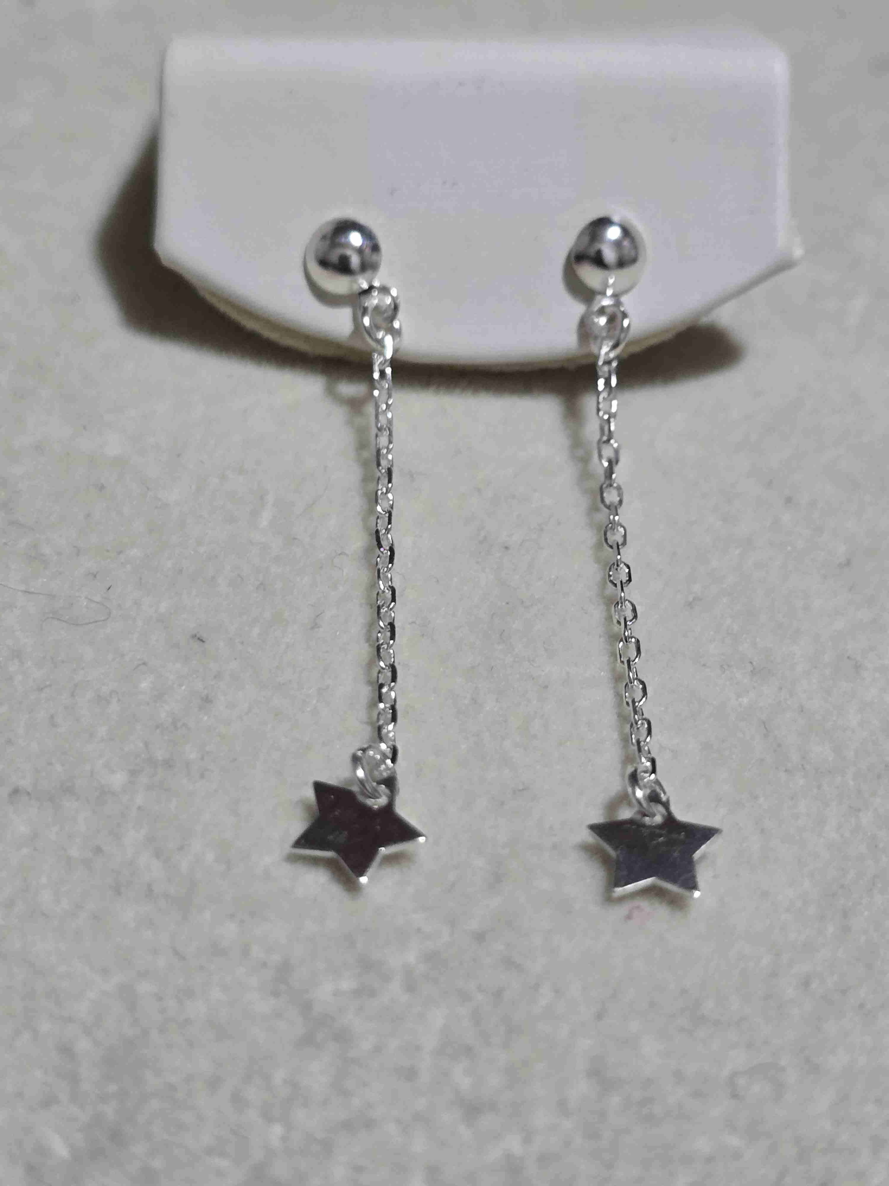 Aros de plata  fina  con circones - miniatura 5