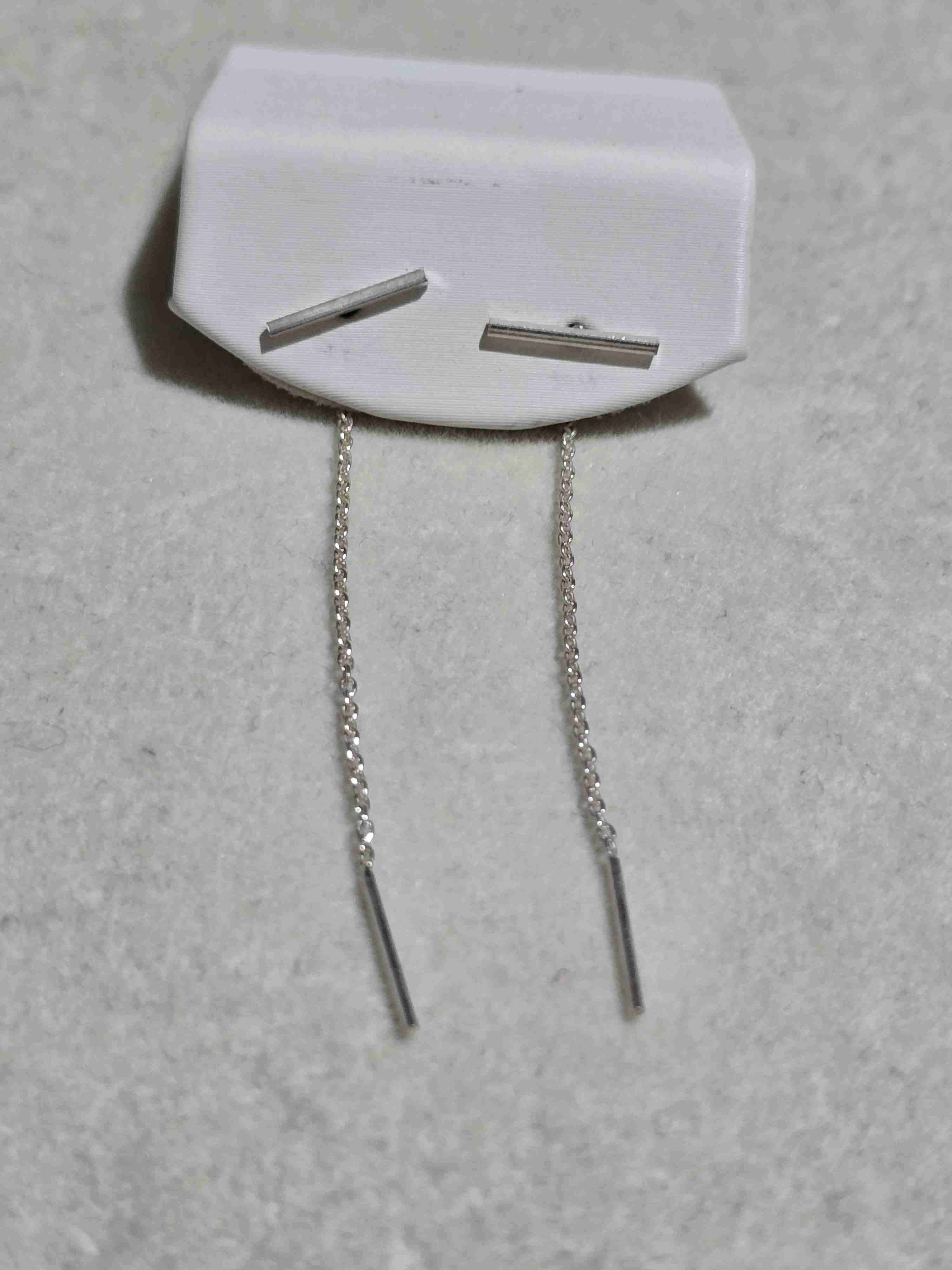 Aros de plata  fina  con circones - miniatura 6