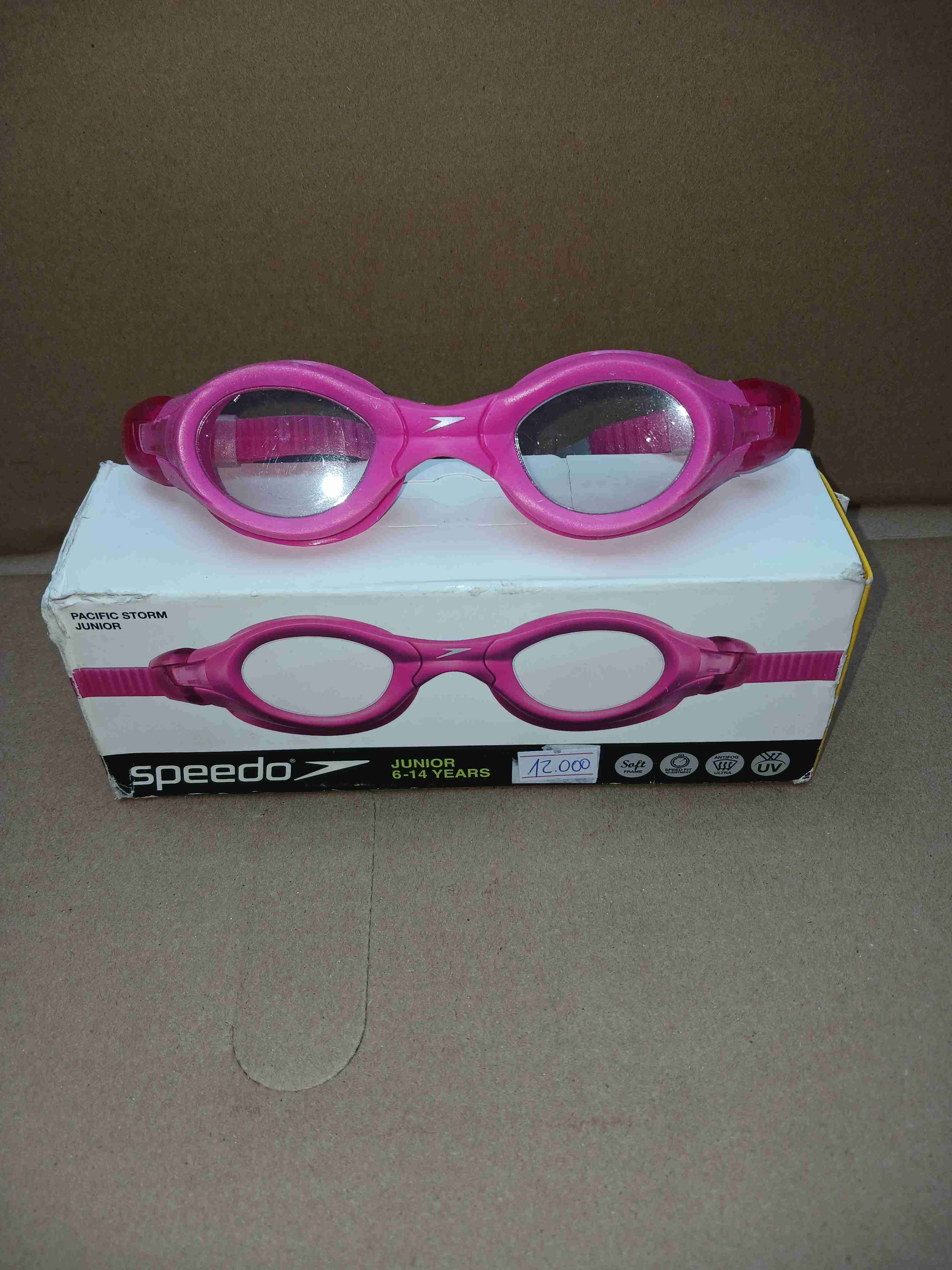 Lentes de natación rosadas Speedo - miniatura 1