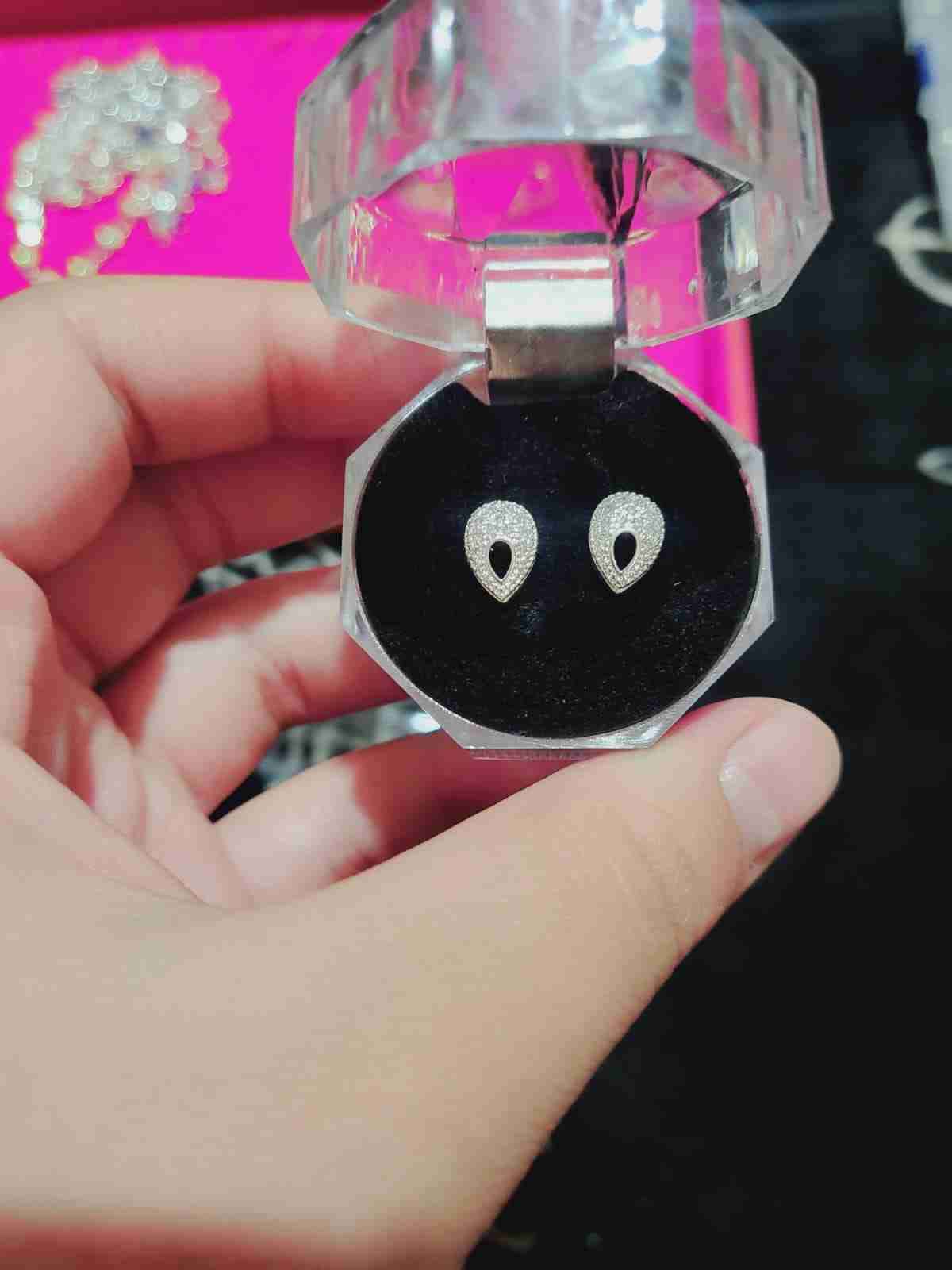 Aros plata fina muy lindos y elegantes - miniatura 3